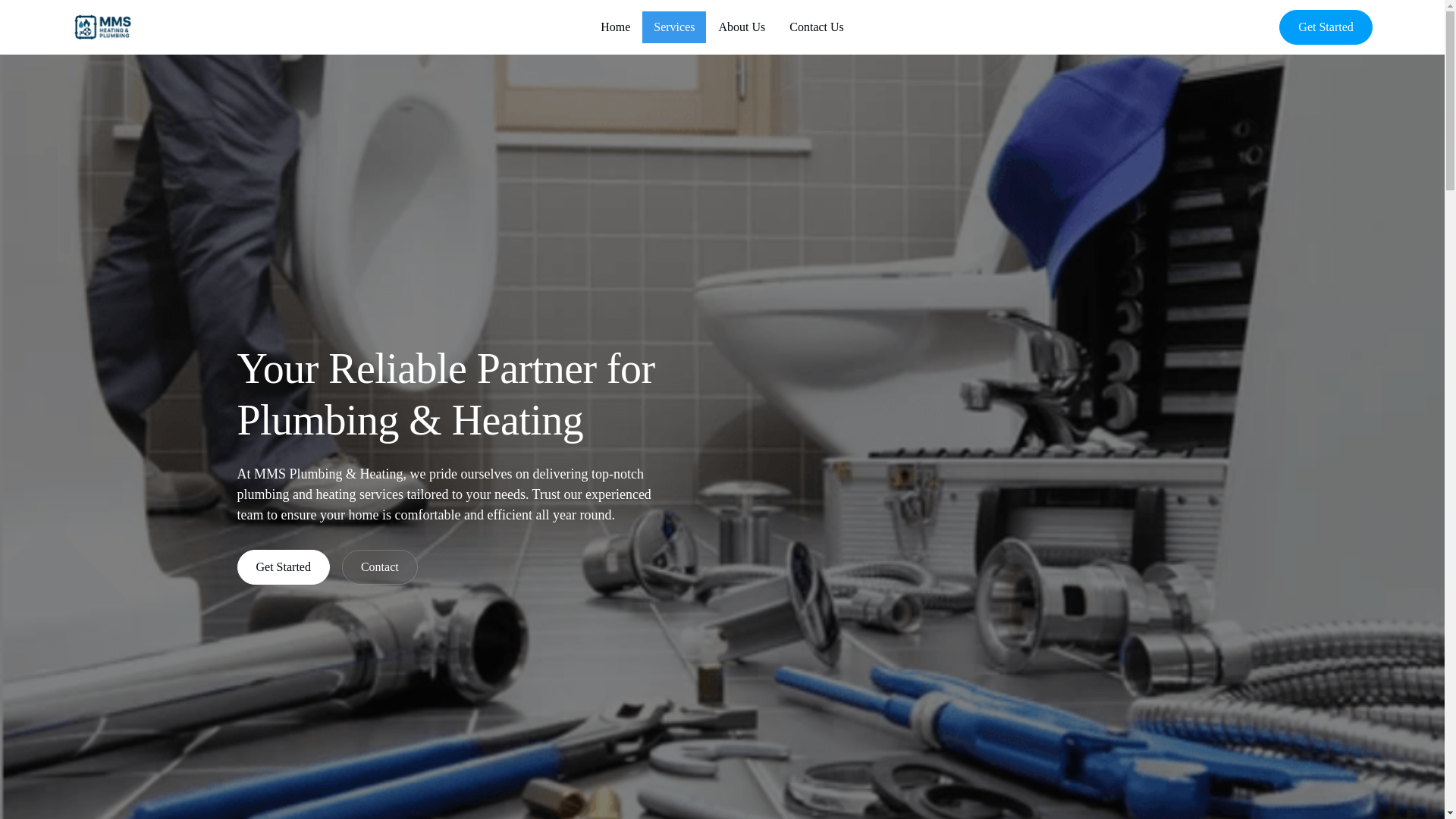 website screenshot of https://mmsheatingandplumbing.com/