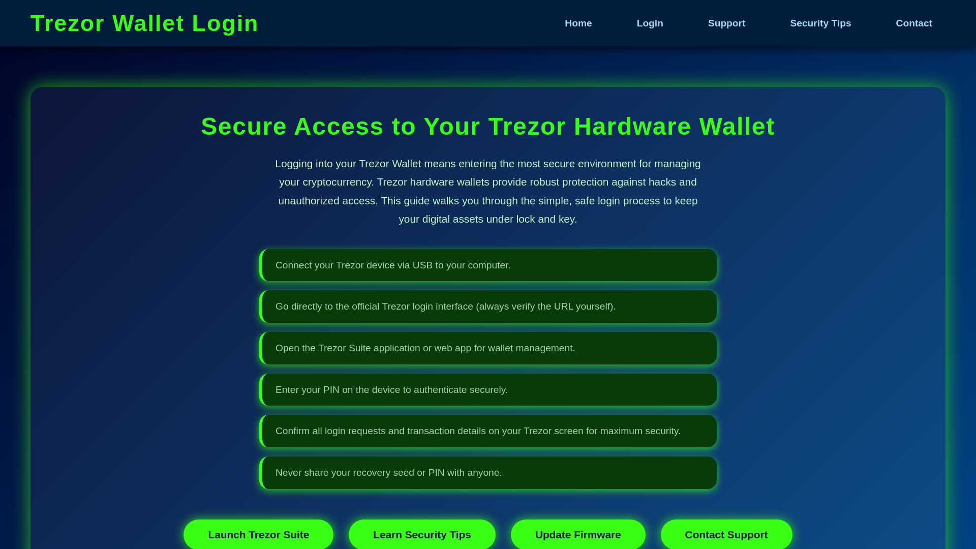 website screenshot of https://guide-logon-trazor.pages.dev