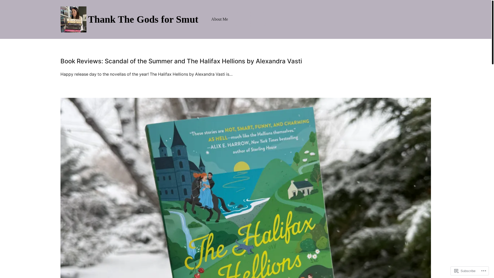 website screenshot of https://thankthegodsforsmut.com/