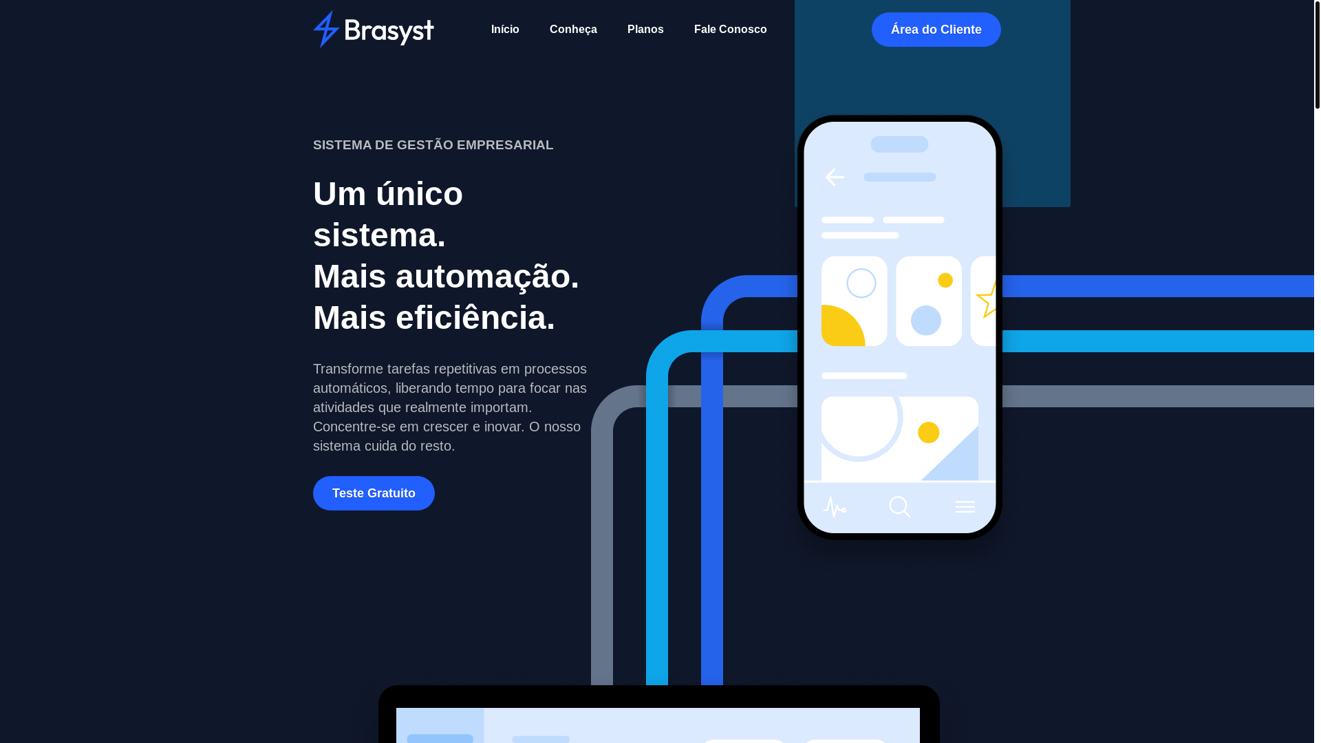 website screenshot of https://brasyst-landing-page.pages.dev/