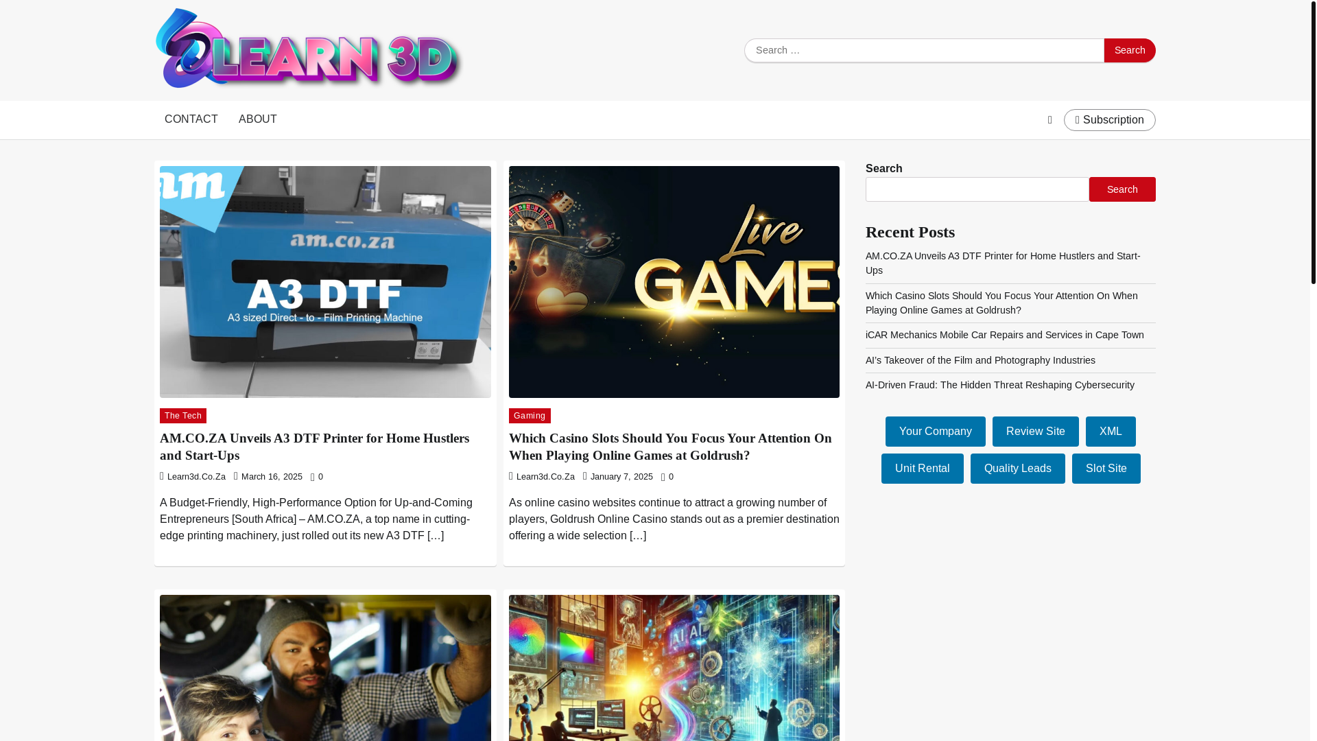 website screenshot of https://learn3d.pages.dev/