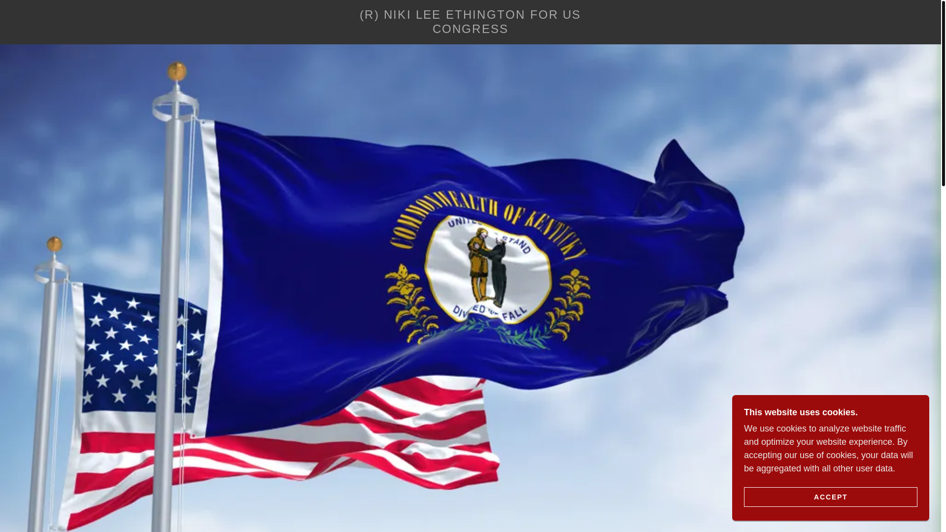 website screenshot of https://nikileeforcongress.com/