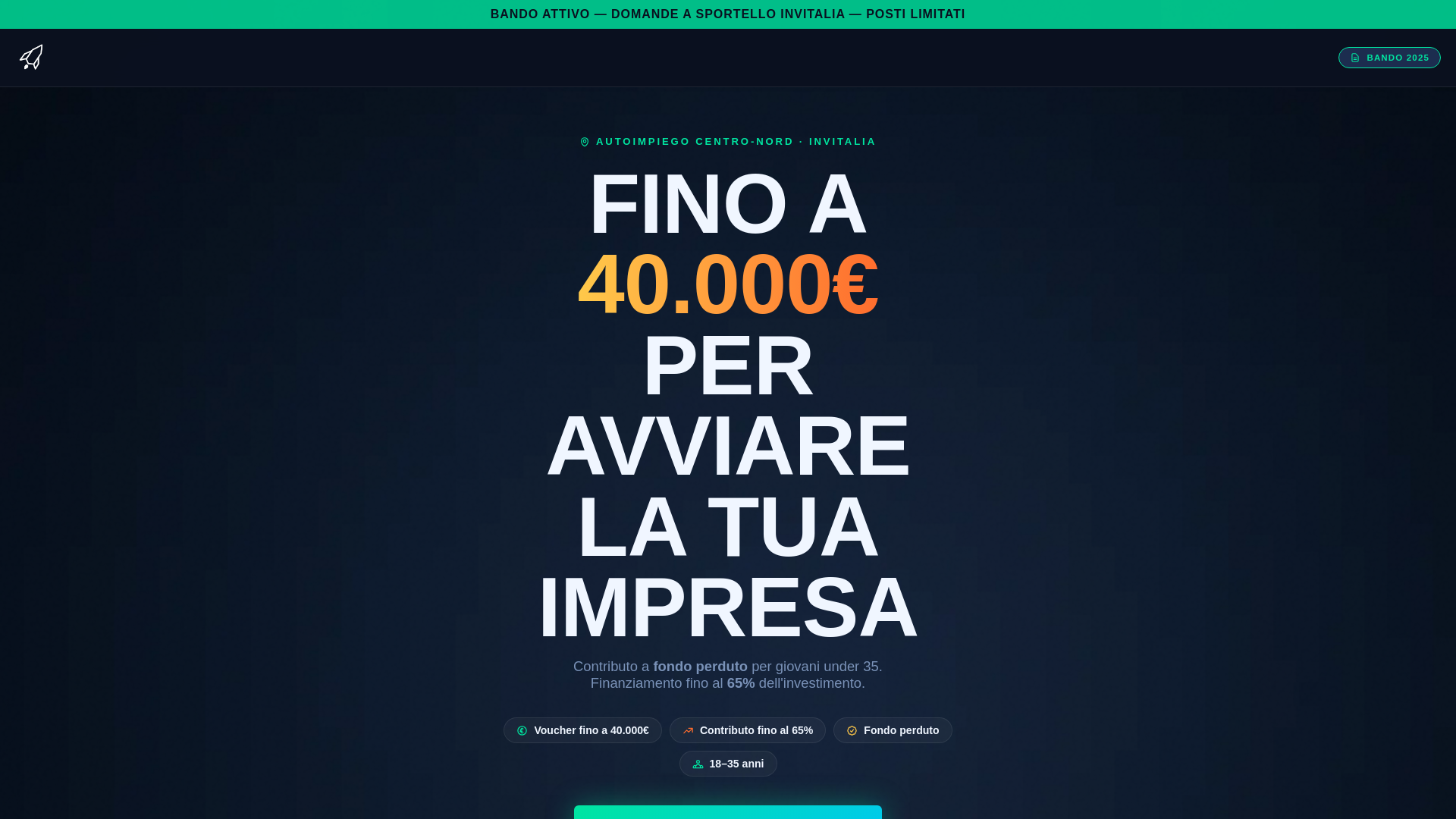 website screenshot of https://autoimpiego-centronord.it/