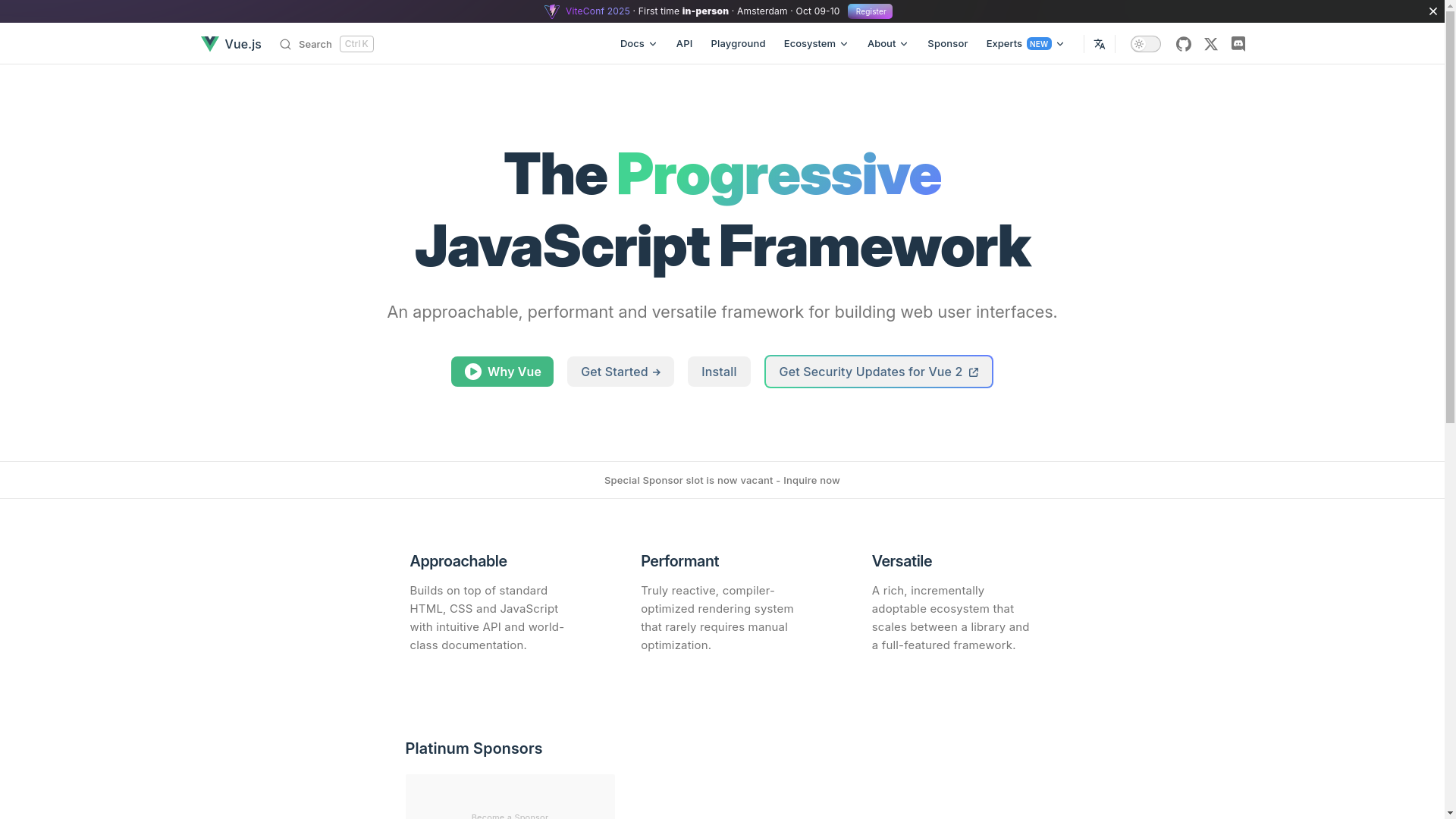 website screenshot of https://vue-2au.pages.dev/