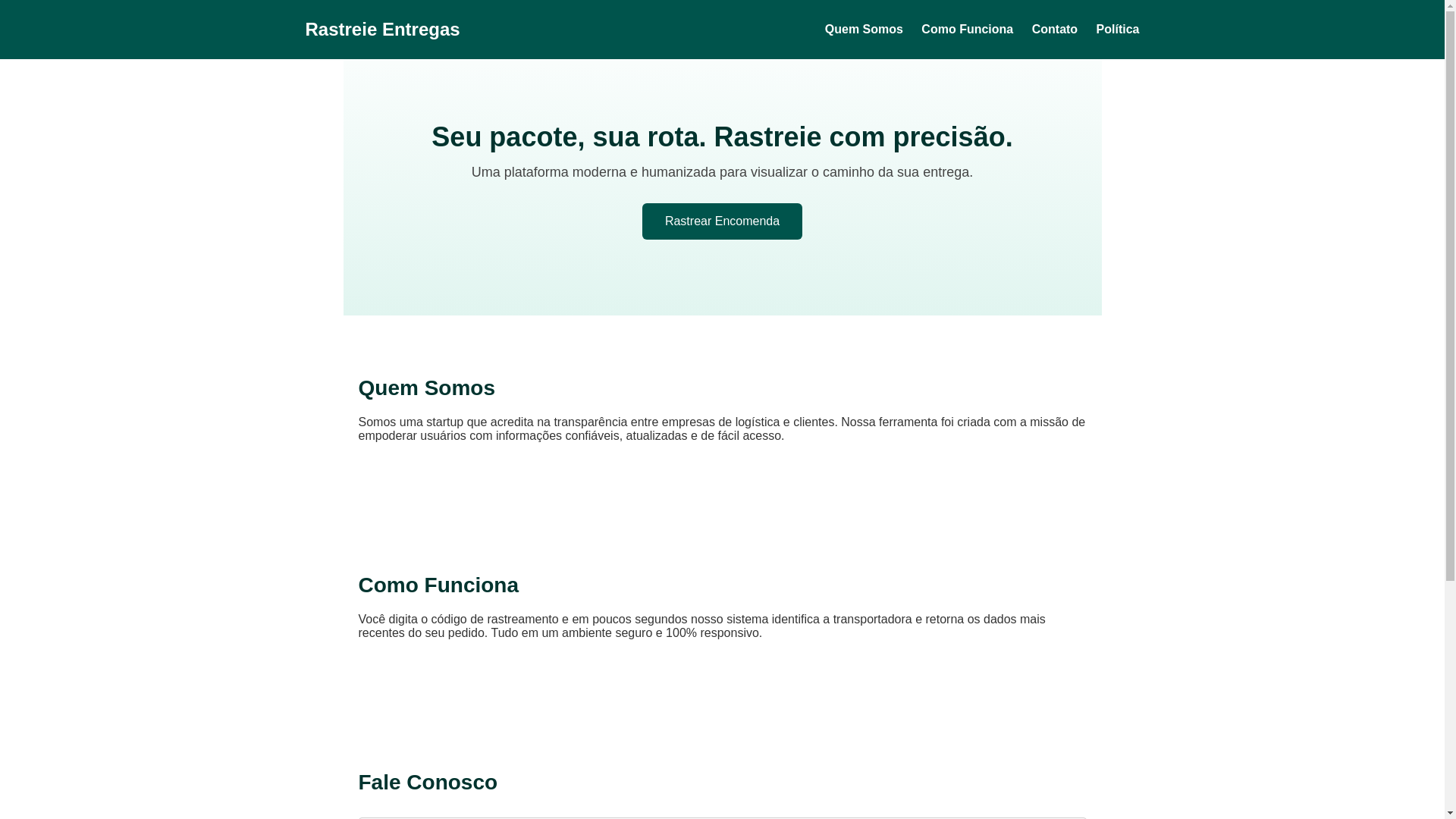 website screenshot of https://rastreieentregasonline.site/