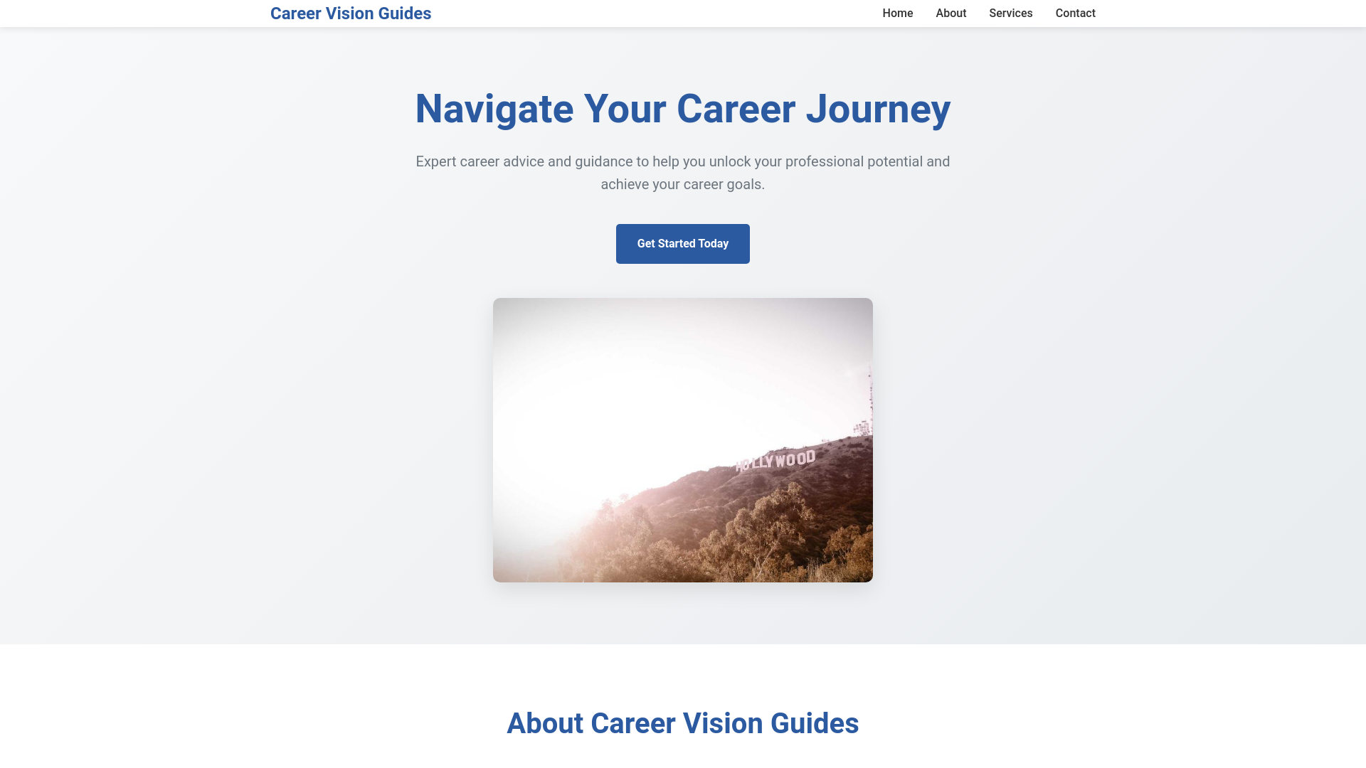 website screenshot of https://careervisionguides.qpon/