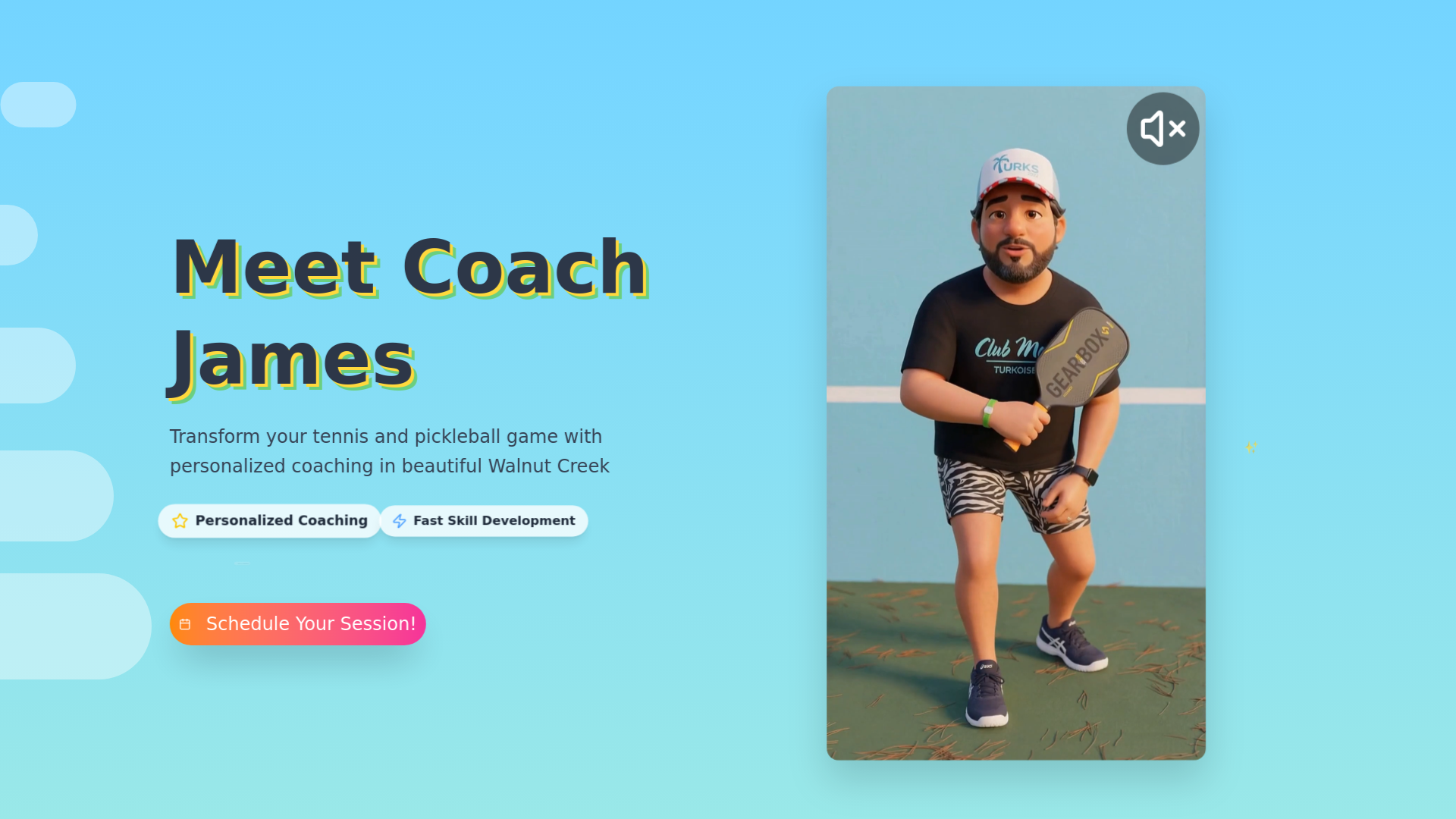 website screenshot of https://coachjames.pro
