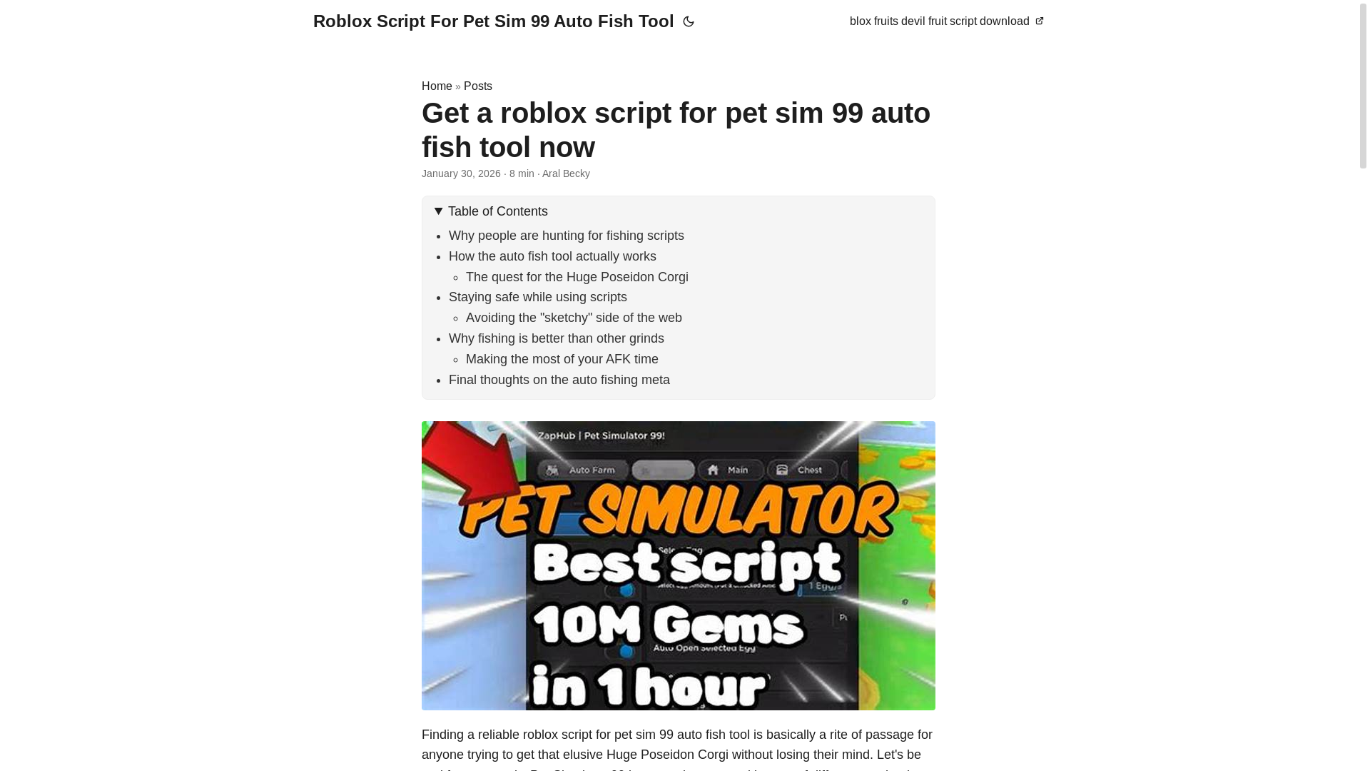 website screenshot of https://roblox-script-for-pet-sim-99-auto-fish-tool.pages.dev/