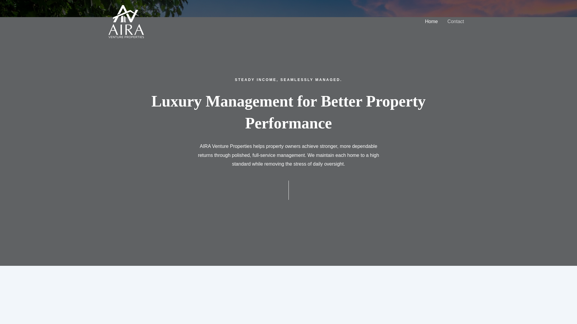 website screenshot of https://airaventureproperties.com/