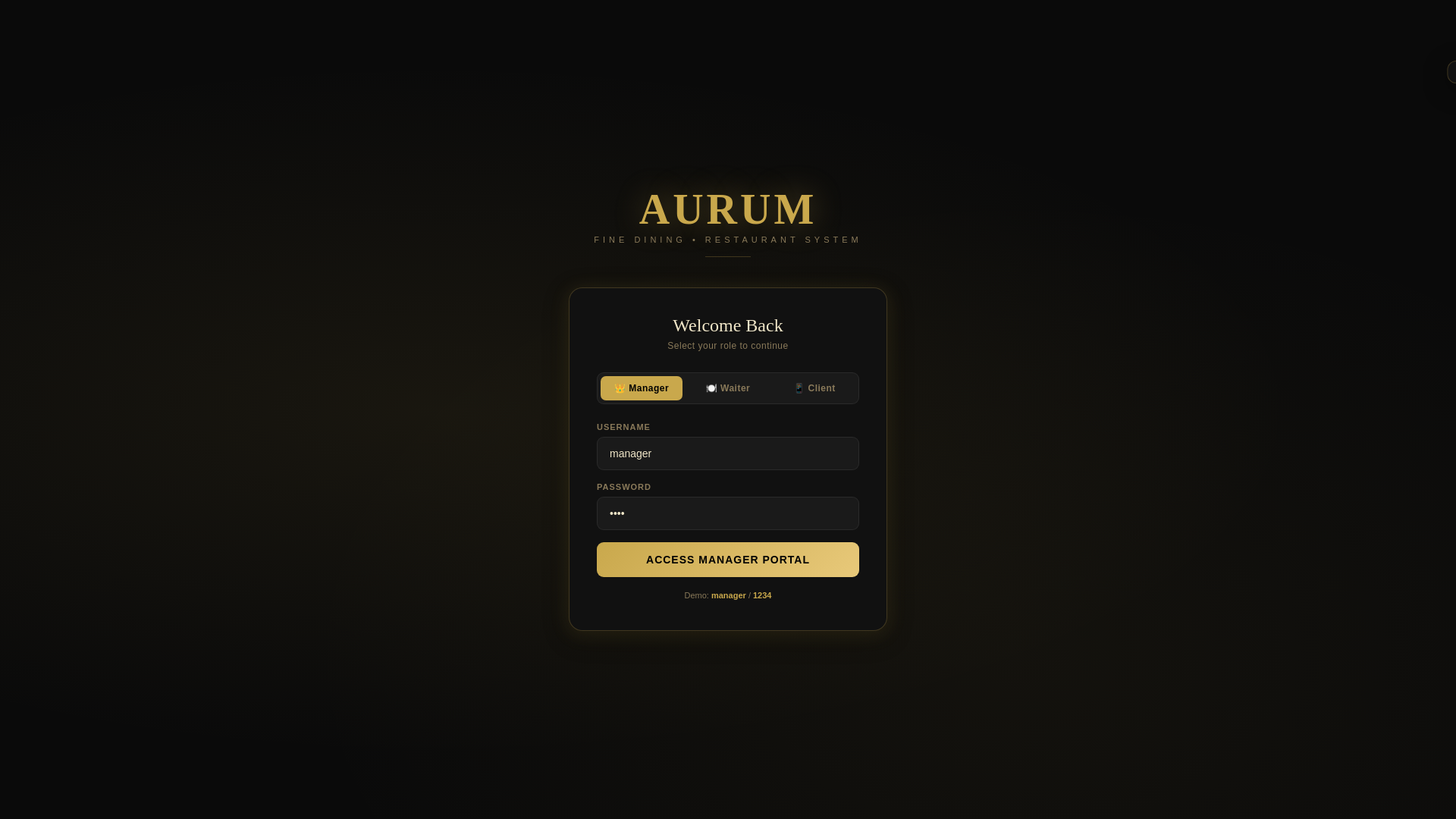 website screenshot of https://auramenu.pages.dev/