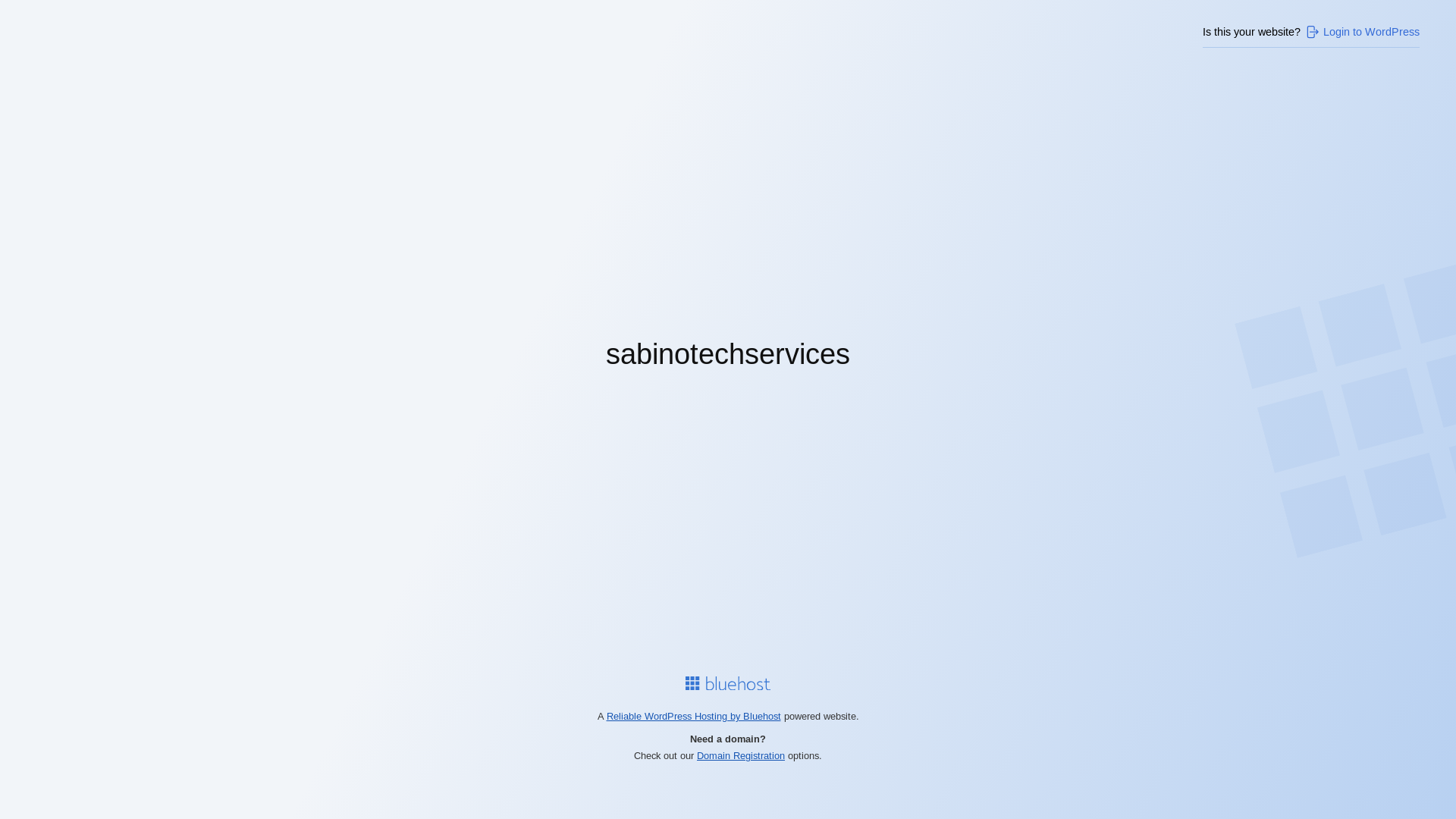 website screenshot of https://sabinotechservices.com/