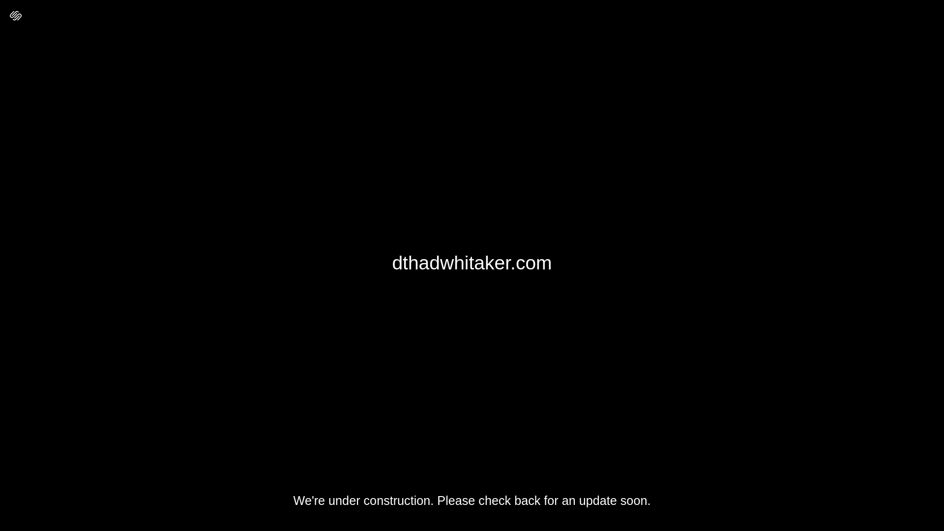 website screenshot of https://dthadwhitaker.com/