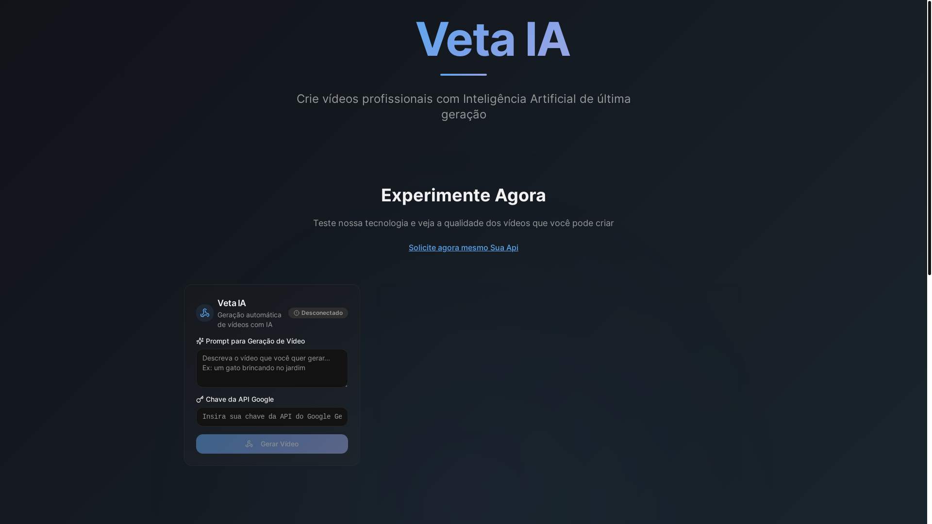 website screenshot of https://vetaia.cloud/