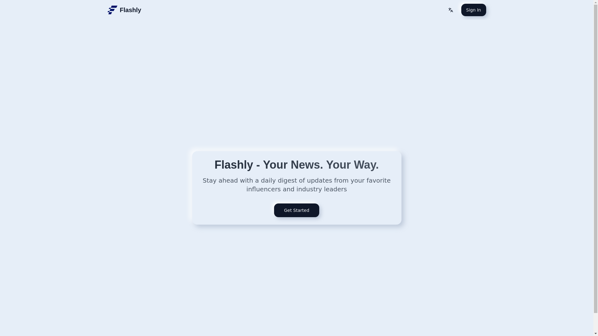 website screenshot of https://dev-app-flashly-news.pages.dev/