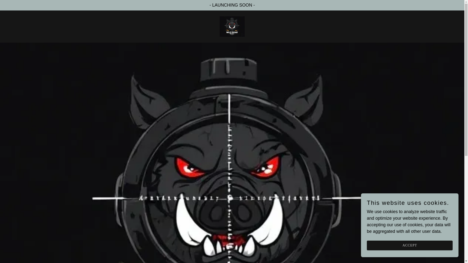 website screenshot of https://wildboartactical.com/