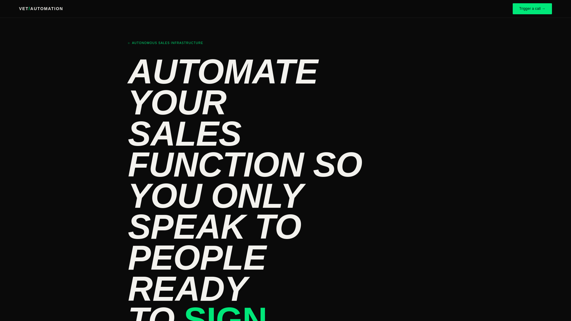 website screenshot of https://vet-automation.pages.dev/