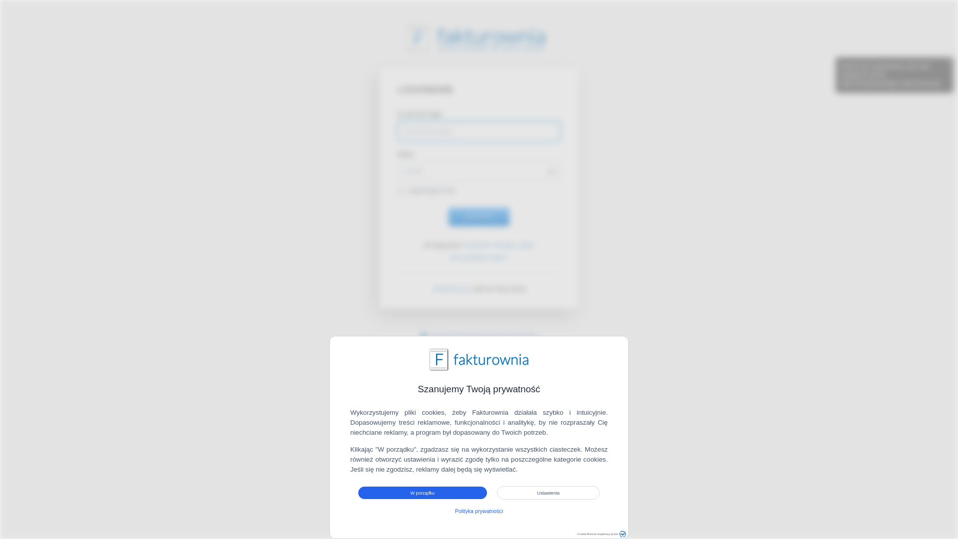 website screenshot of https://savatranslogic1.fakturownia.pl/