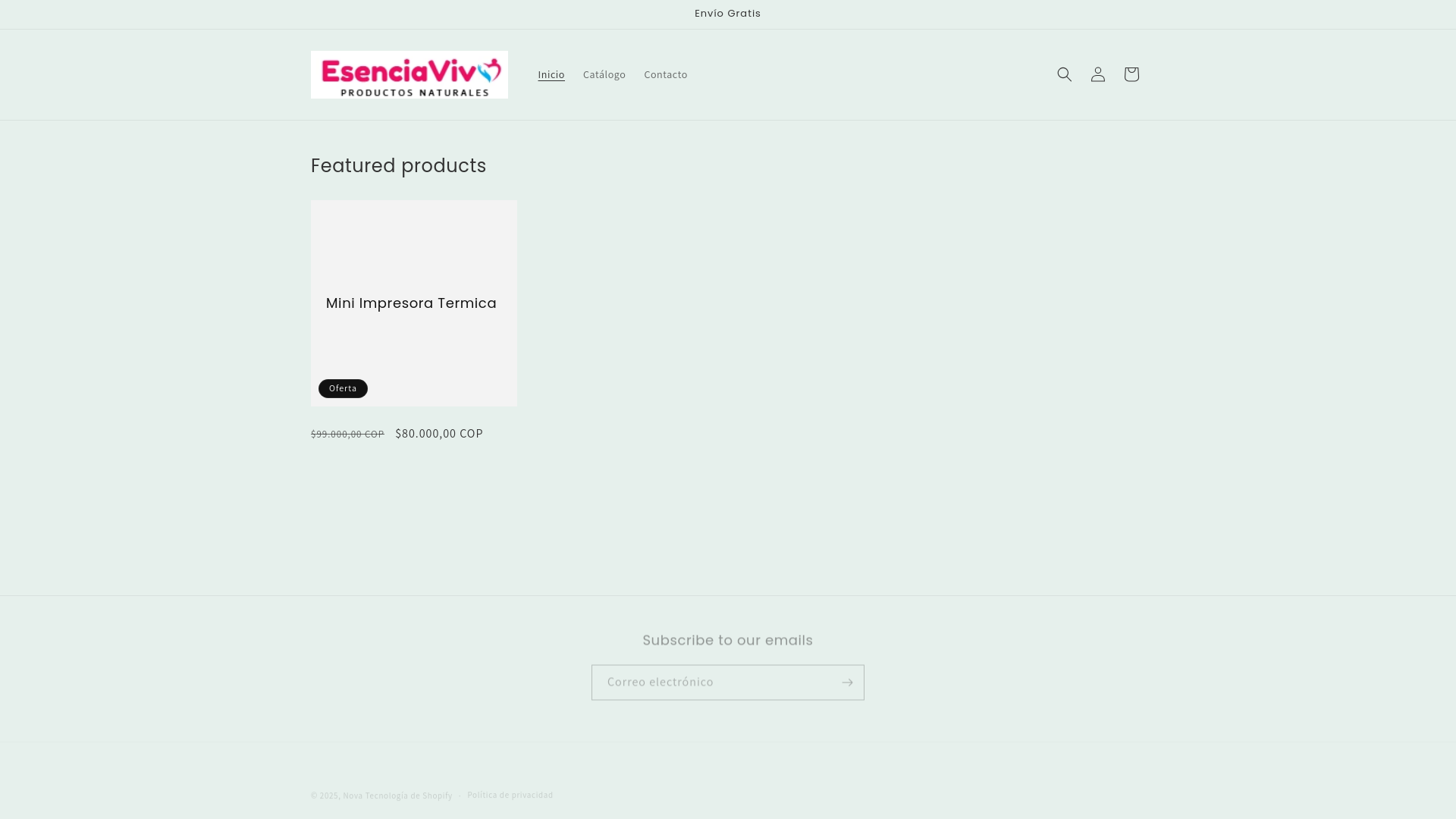 website screenshot of https://novadagt.store/