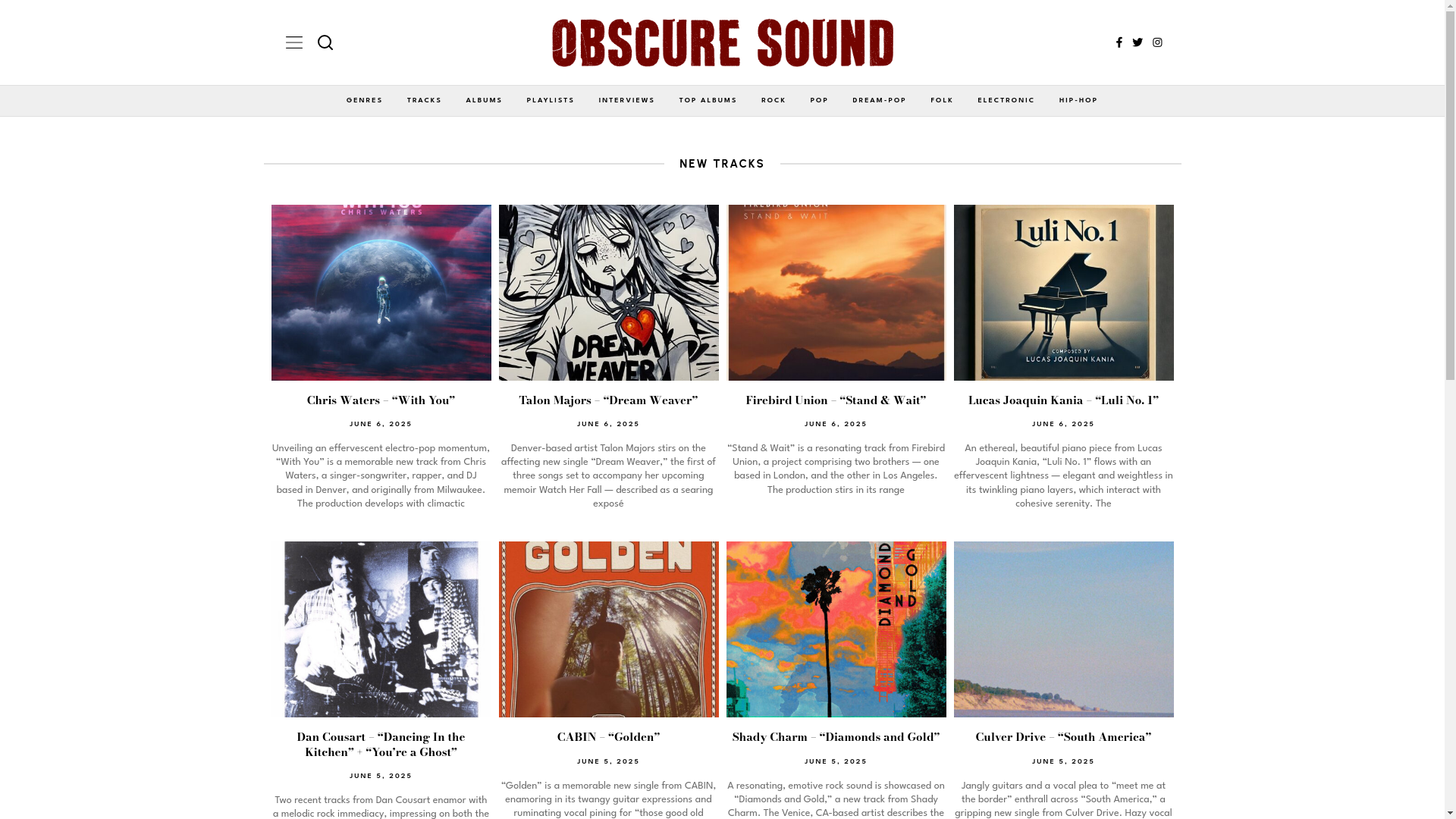 website screenshot of https://obscuresounddata.com/
