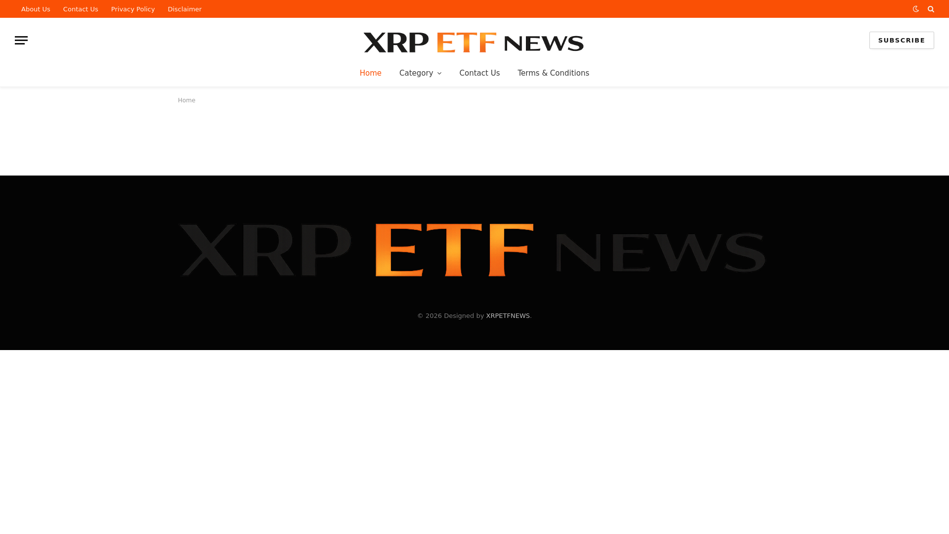 website screenshot of https://xrpetfnews.com/