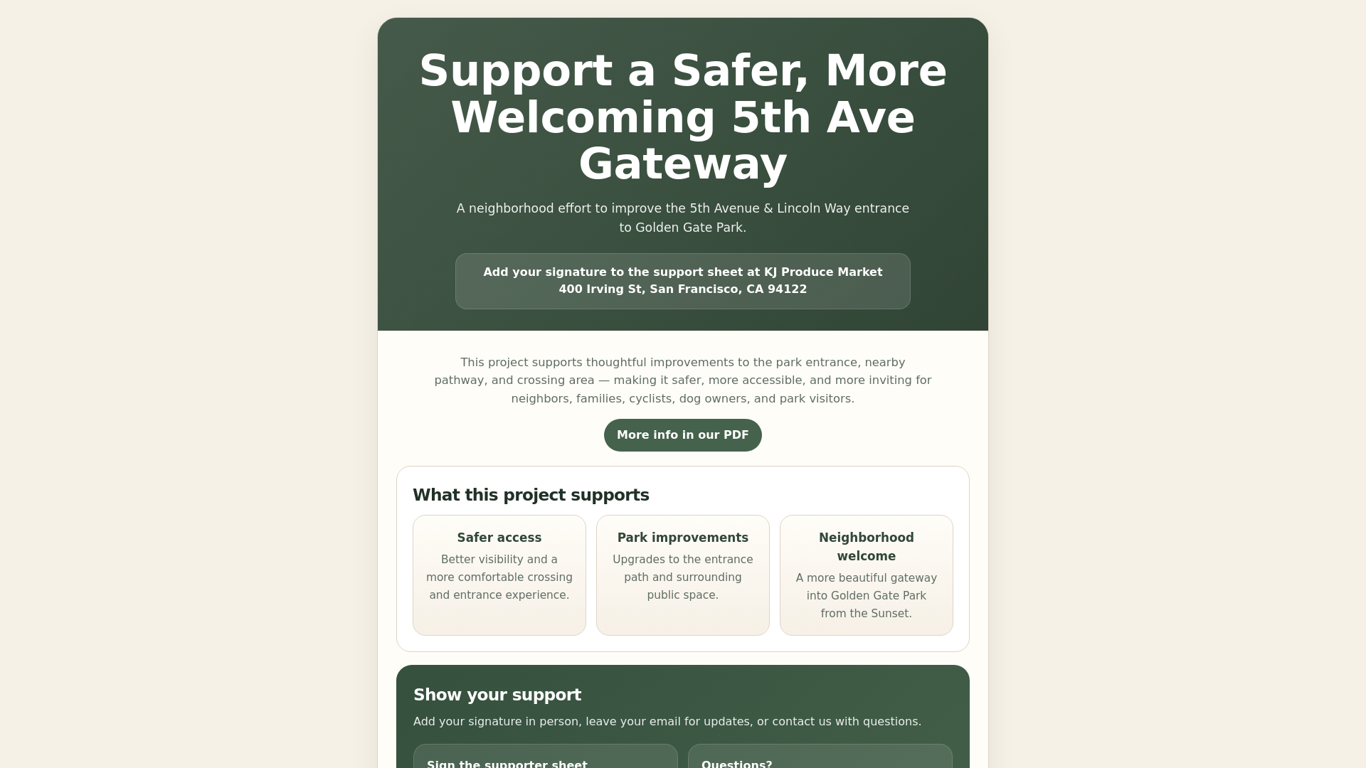 website screenshot of https://5thavegateway.org/