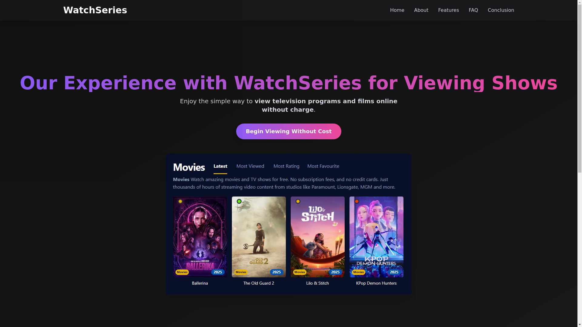 website screenshot of https://watchseries-srdc.pages.dev/