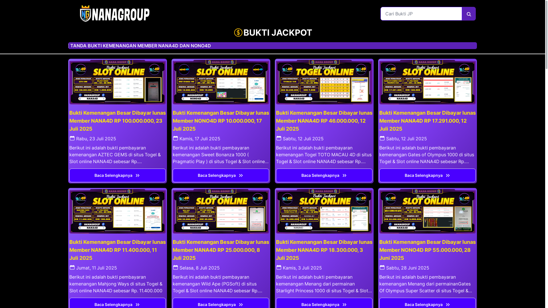 website screenshot of https://buktijpnanagroup.world/