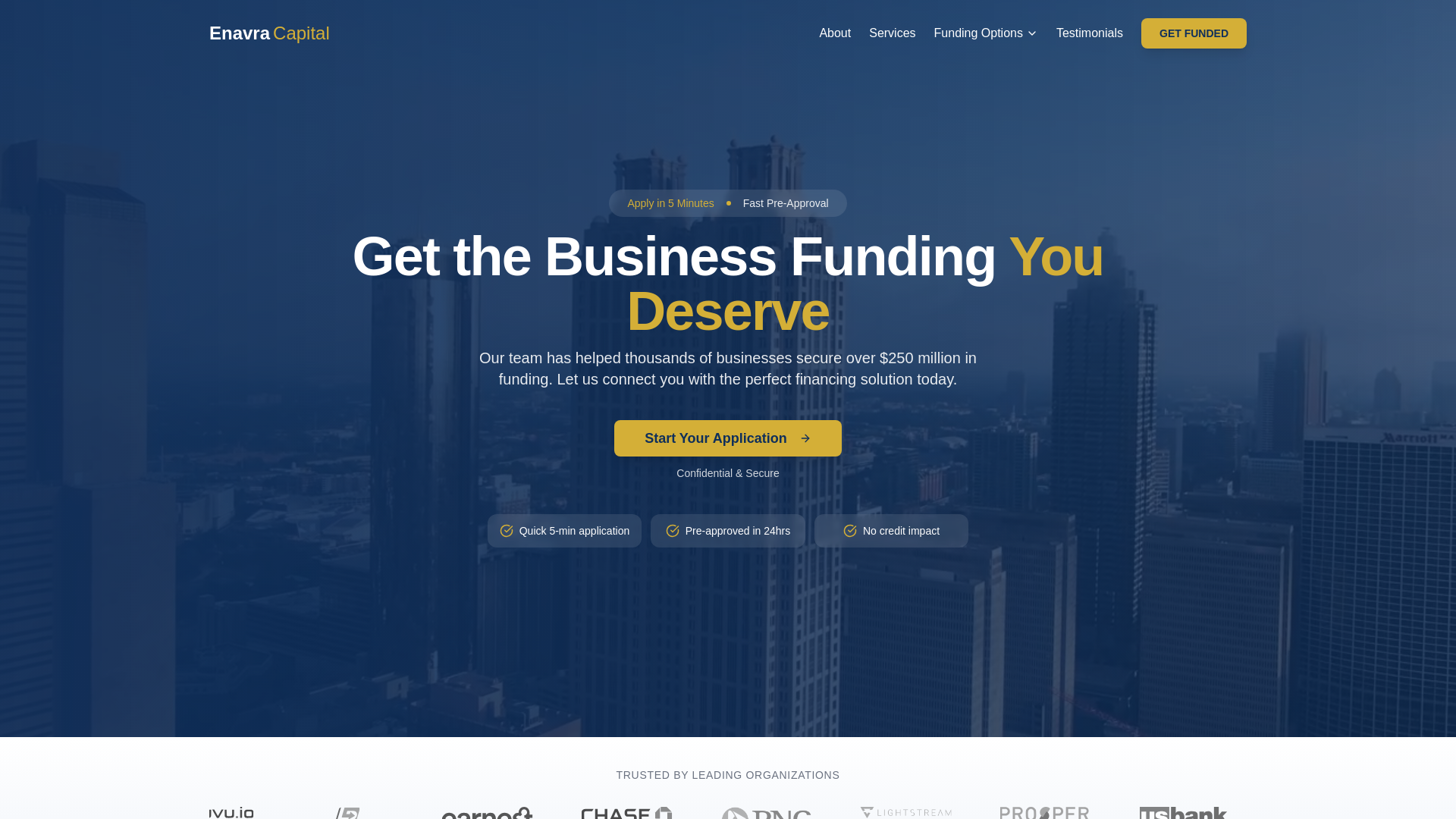 website screenshot of https://enavracorphub.info/