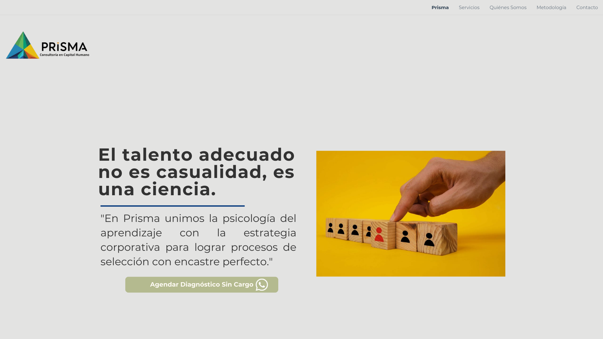 website screenshot of https://prismaconsultoria.com.ar/