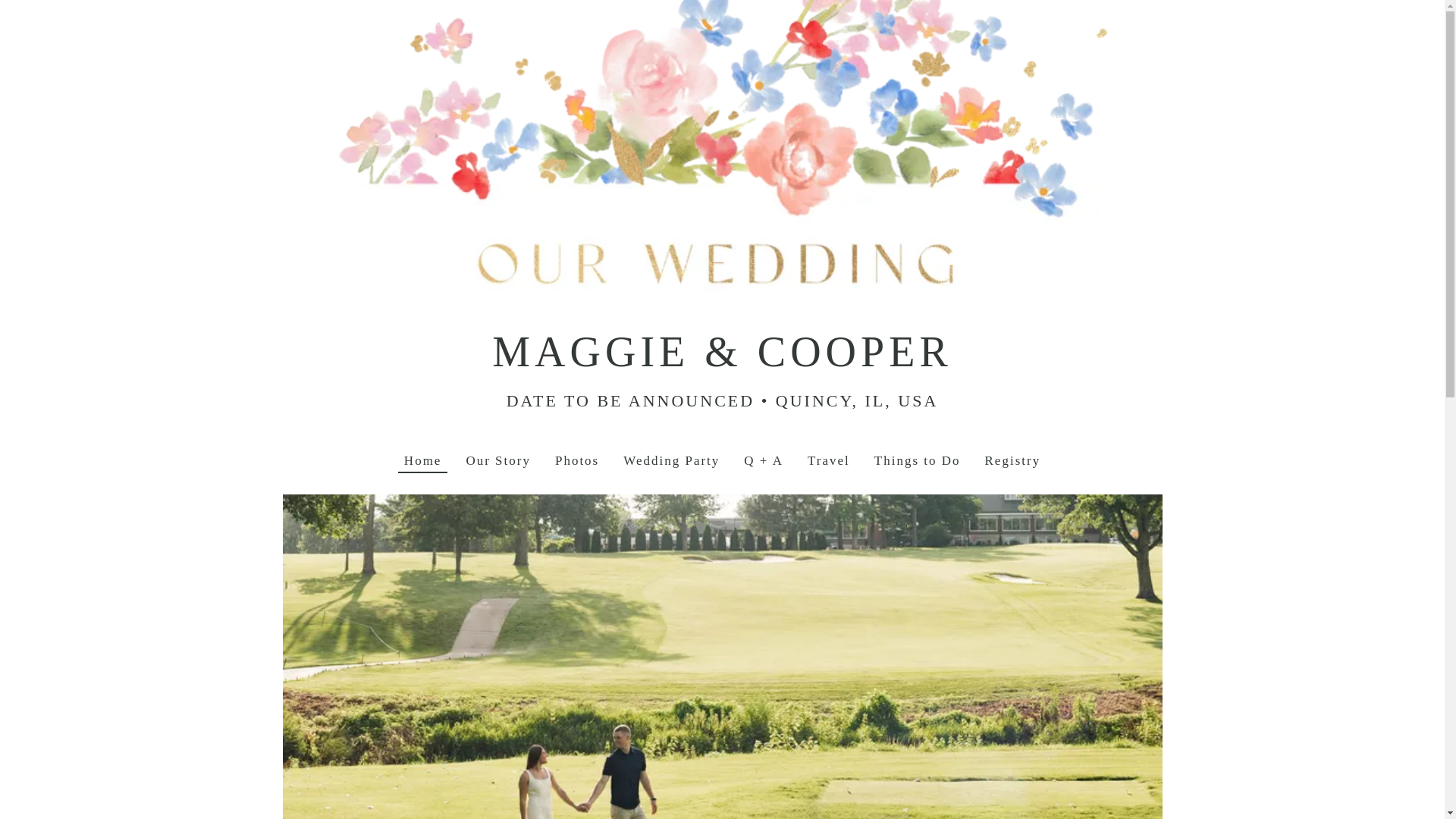 website screenshot of https://cooperandmaggie.com/