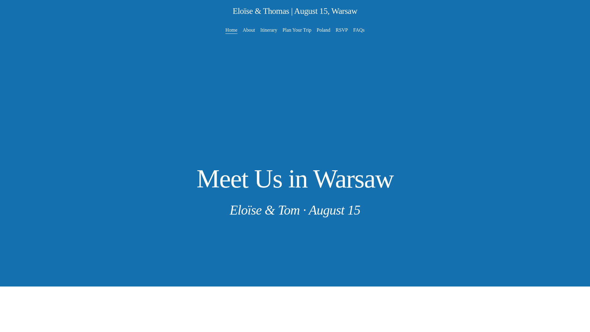 website screenshot of https://tomandeloise.com/