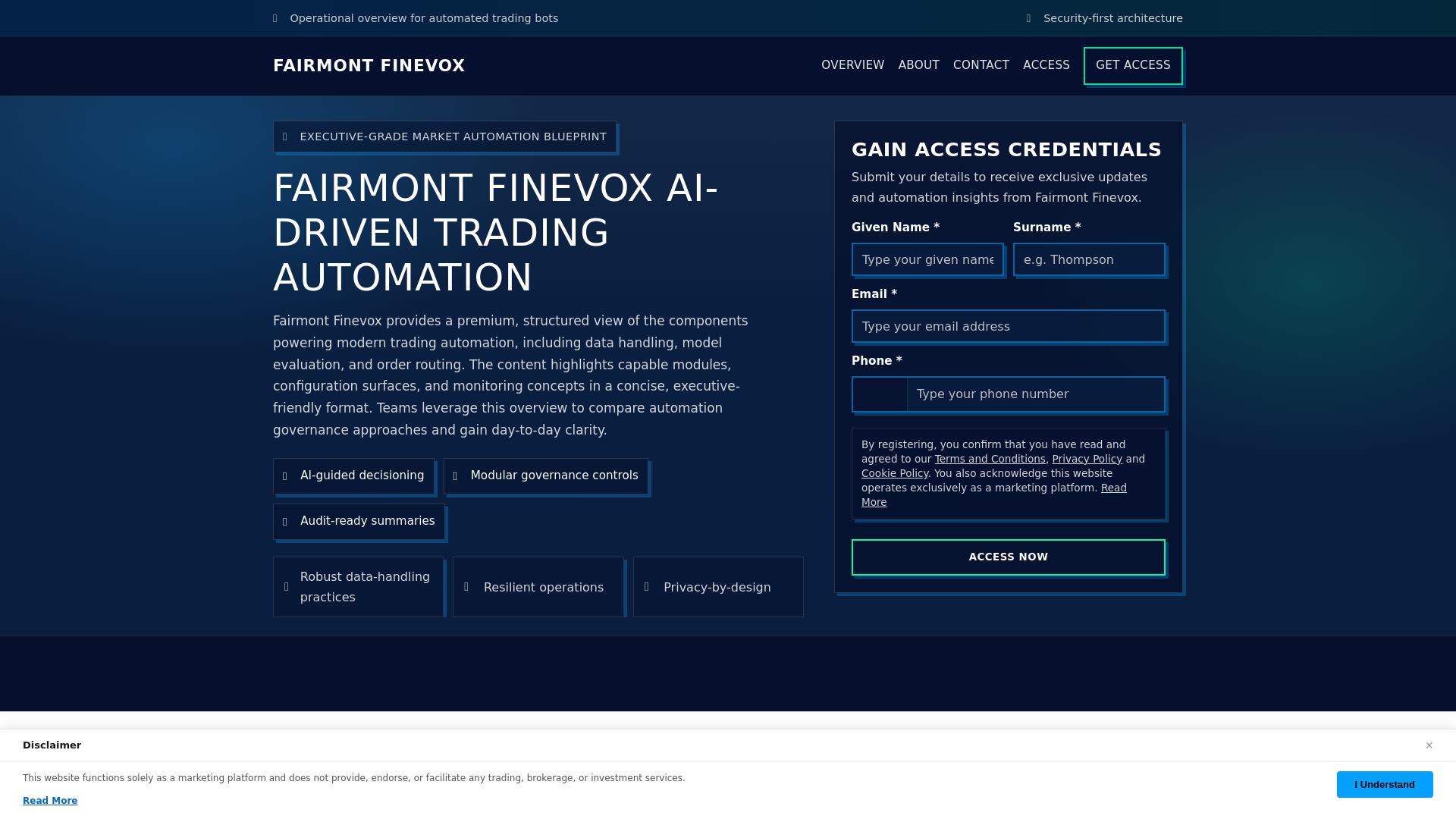 website screenshot of https://fairmont-finevox-click.pages.dev/