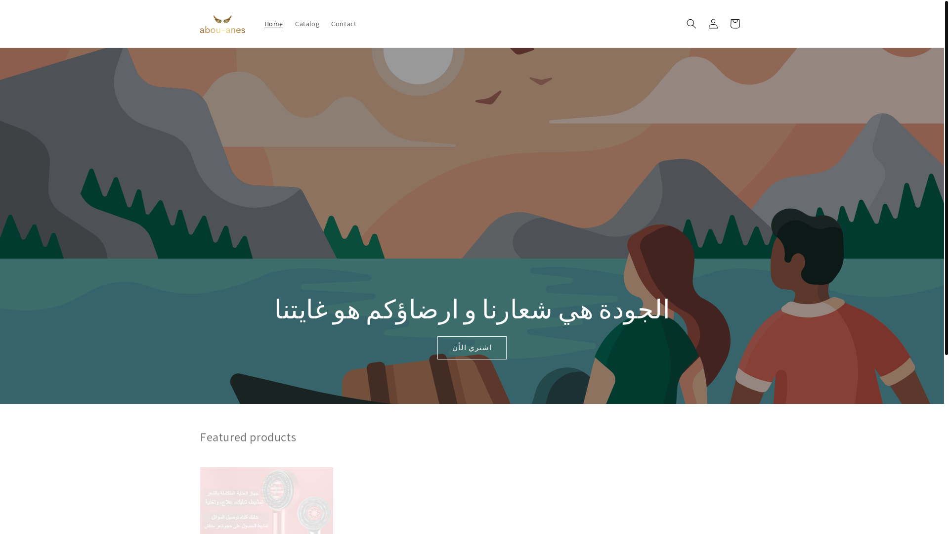 website screenshot of https://abou-anes.store/