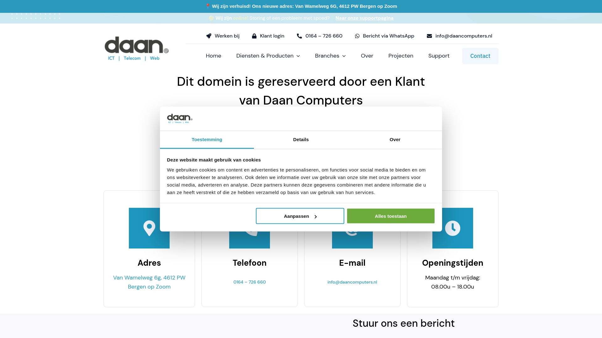 website screenshot of https://tricorefacility.nl/