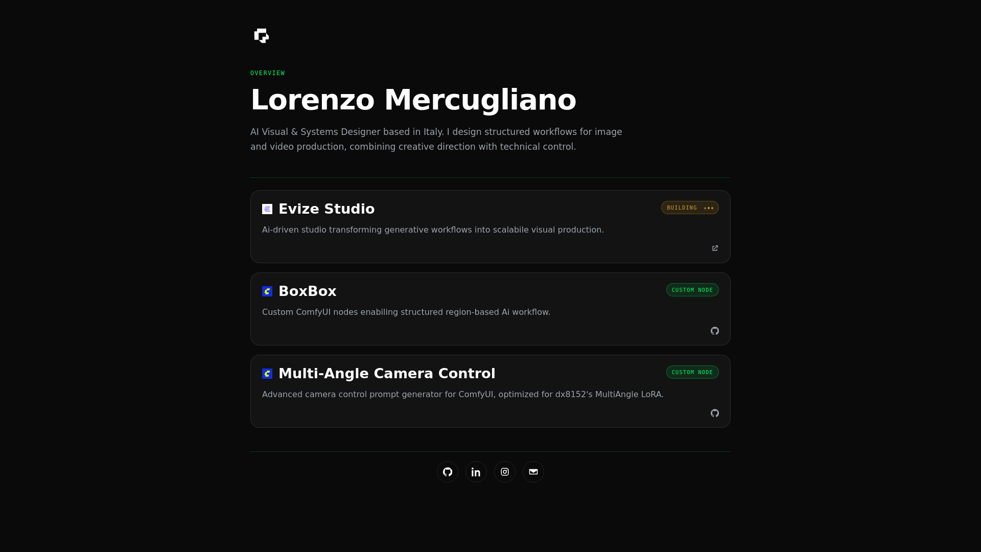 website screenshot of https://lorenzomercugliano-overview.pages.dev/