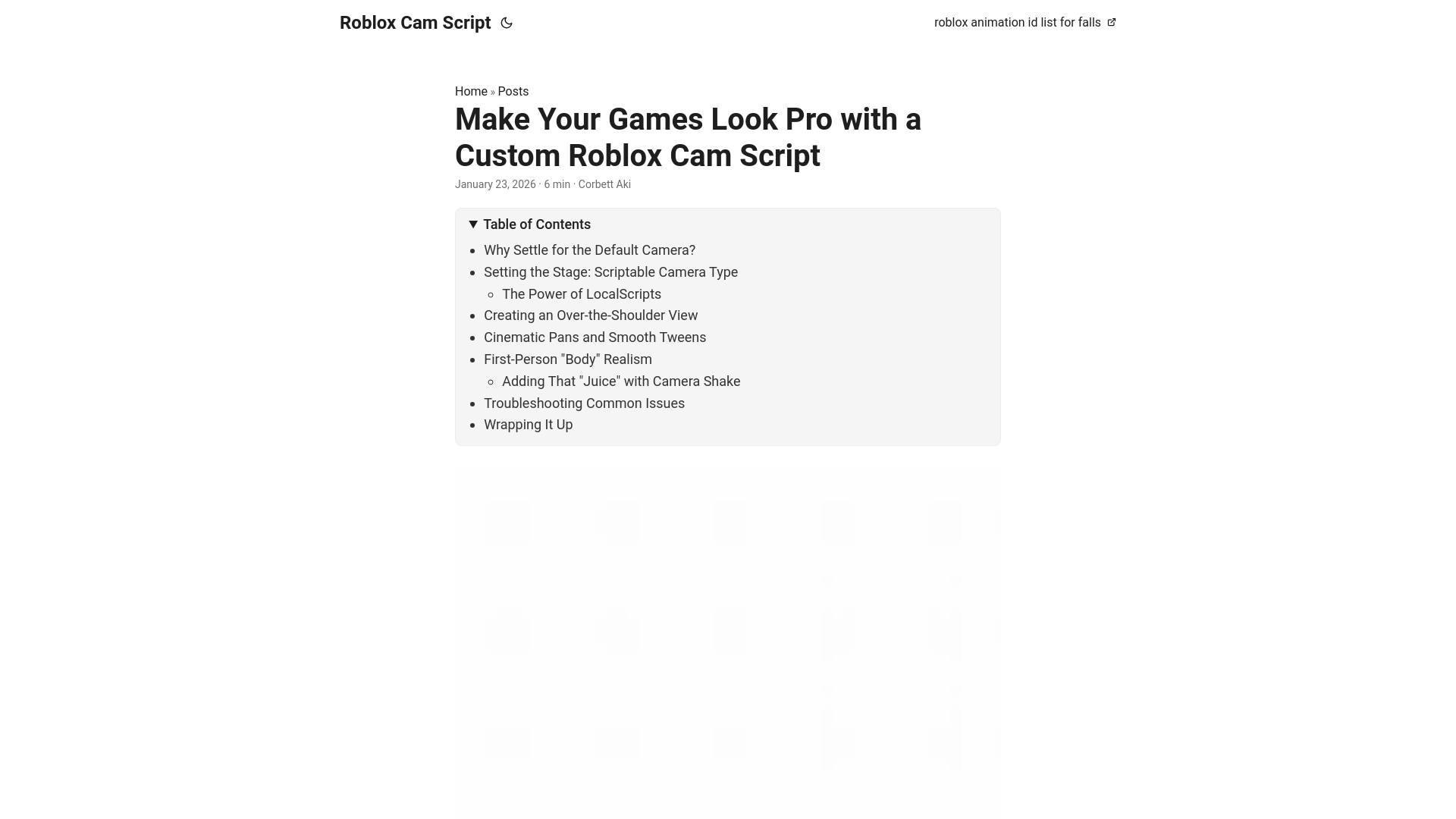 website screenshot of https://robloxcamscript.pages.dev/