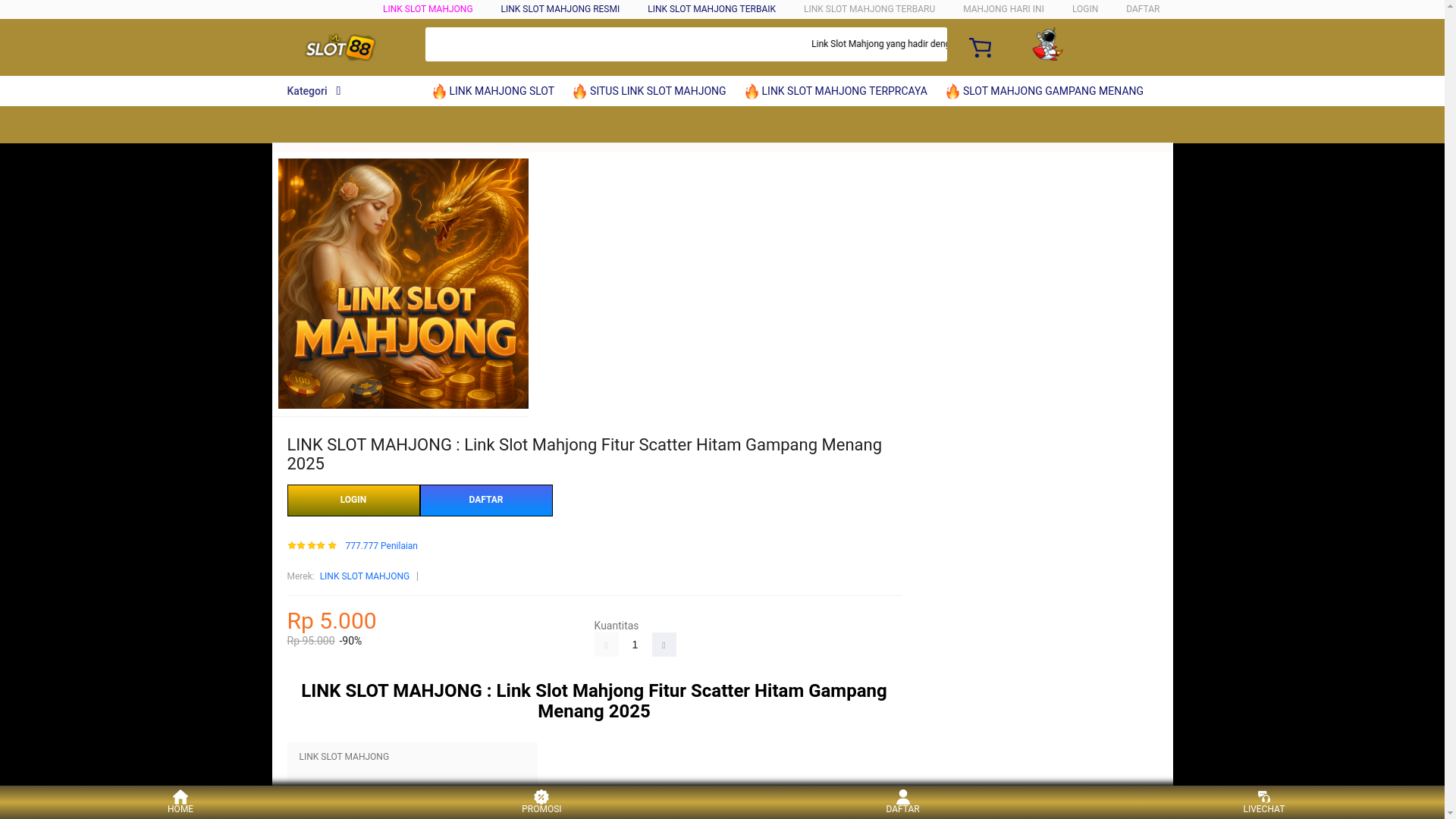 website screenshot of https://linkslotmahjong-389.pages.dev/