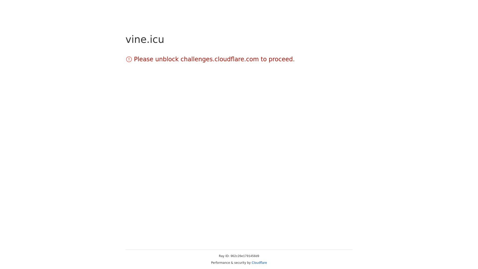 website screenshot of https://vine.icu/