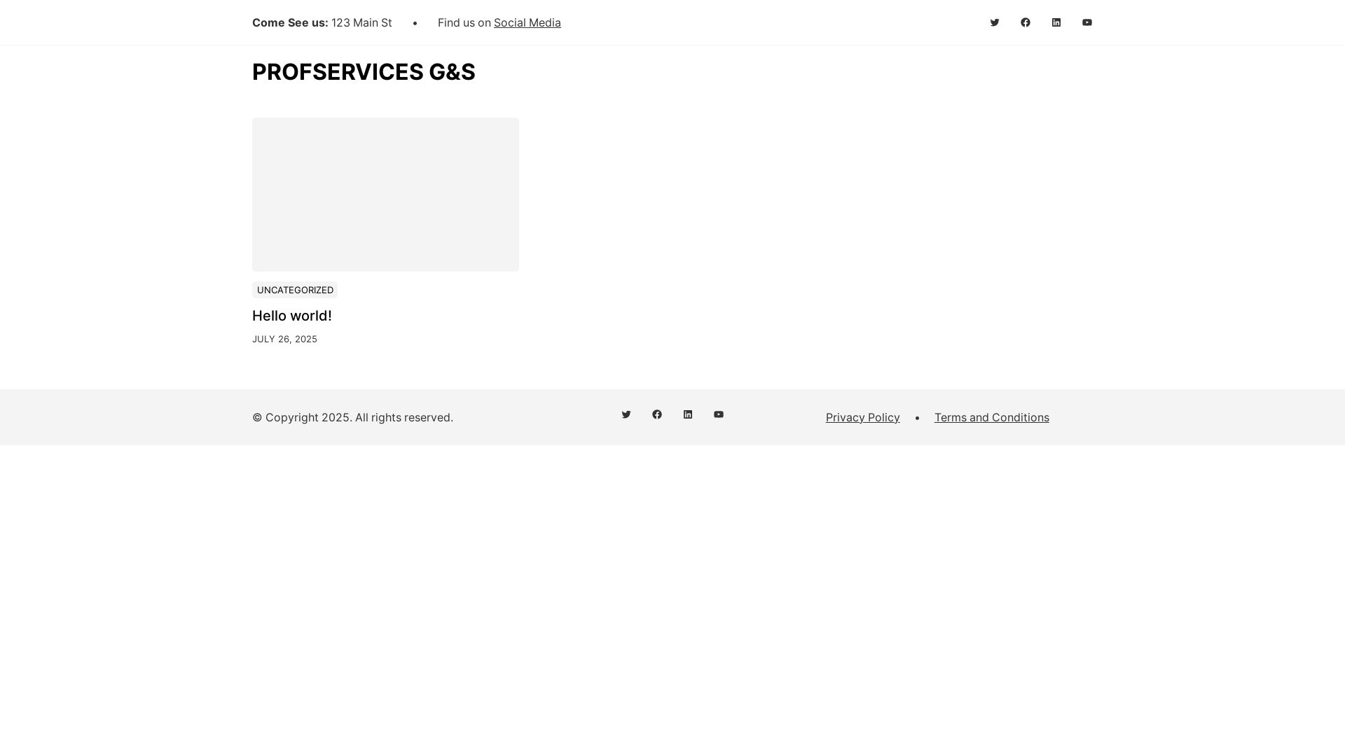website screenshot of https://profservicesg-s.com/