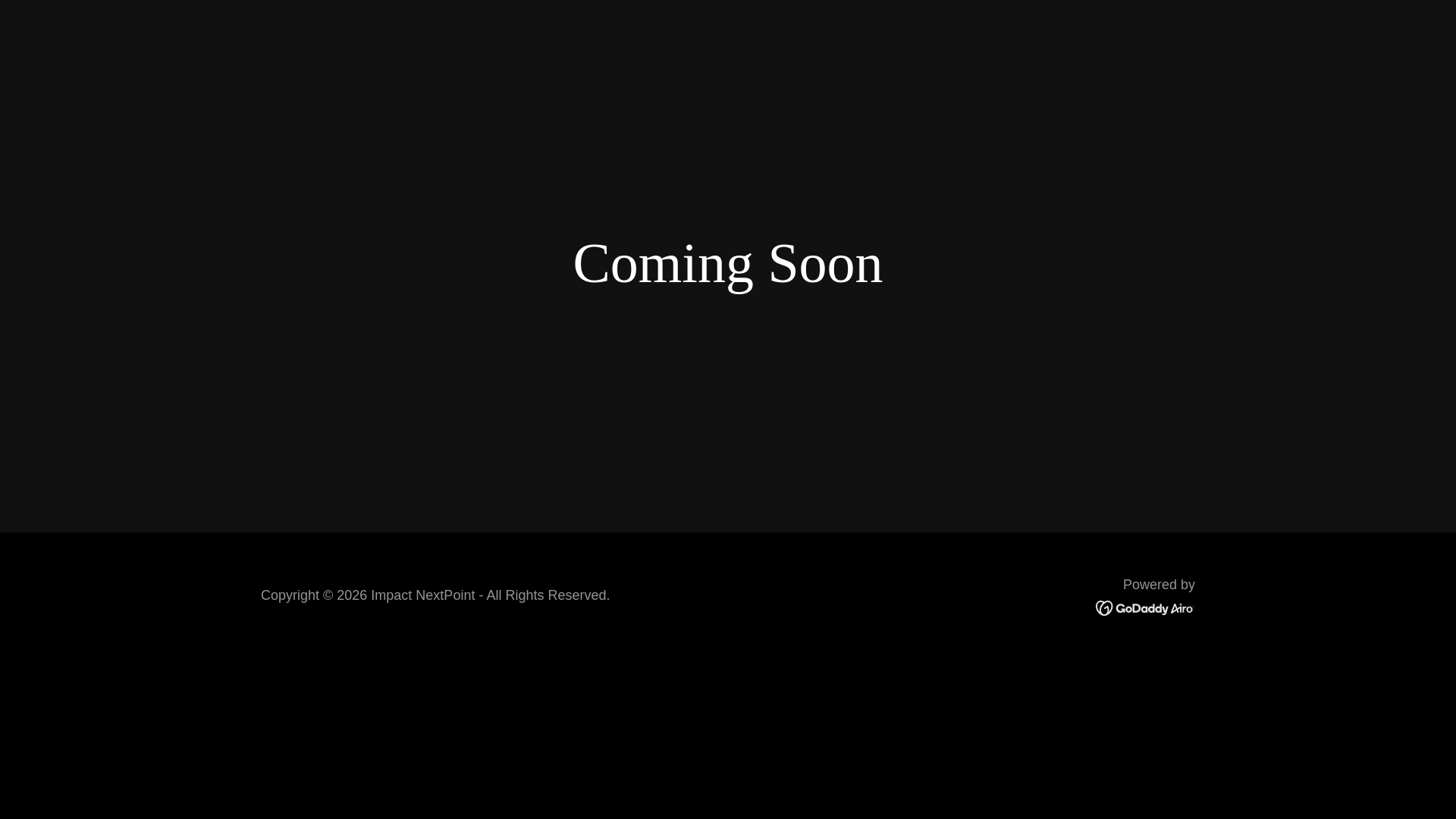 website screenshot of https://impactnextpoint.com