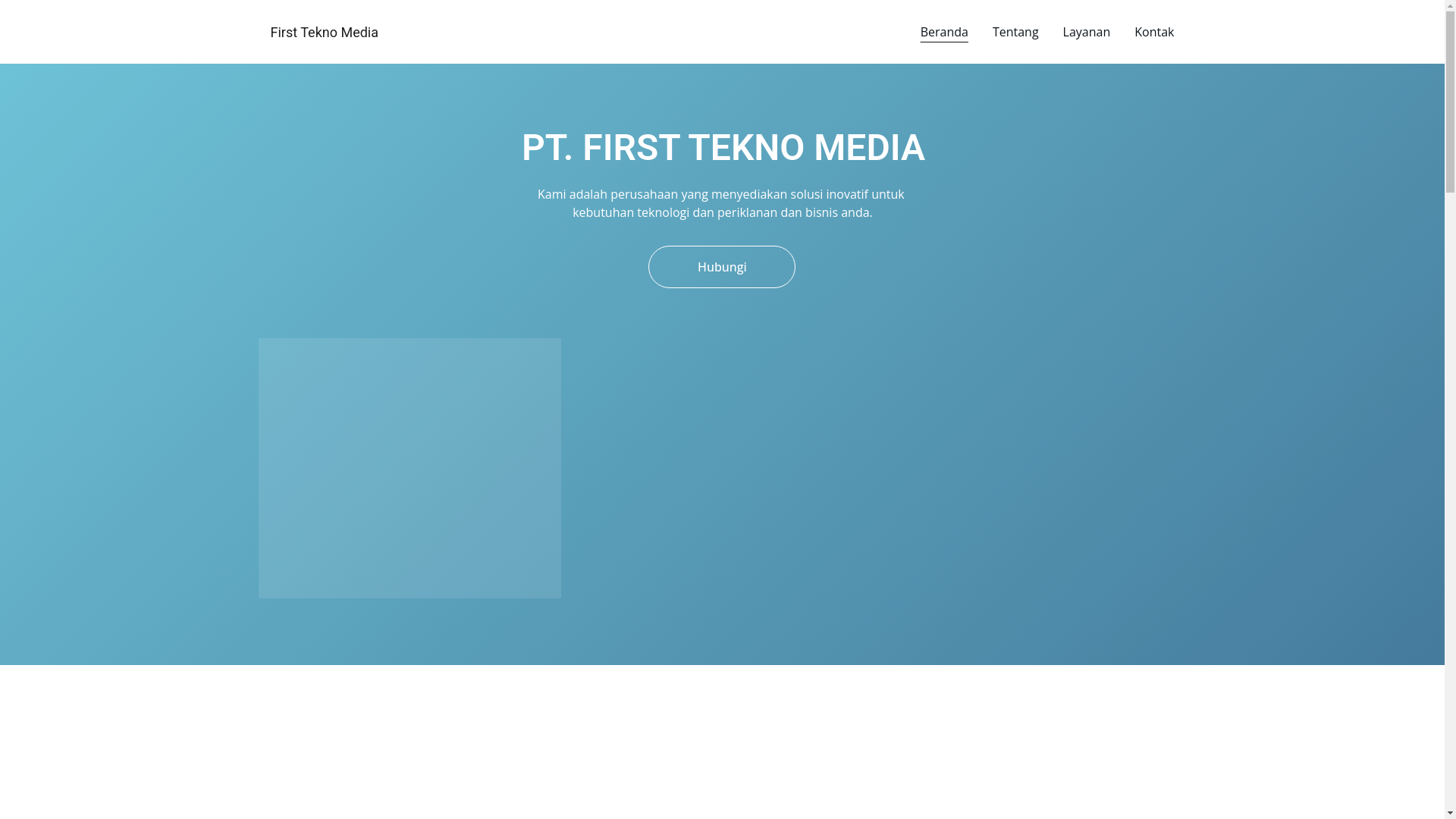 website screenshot of https://teknomedia.online/