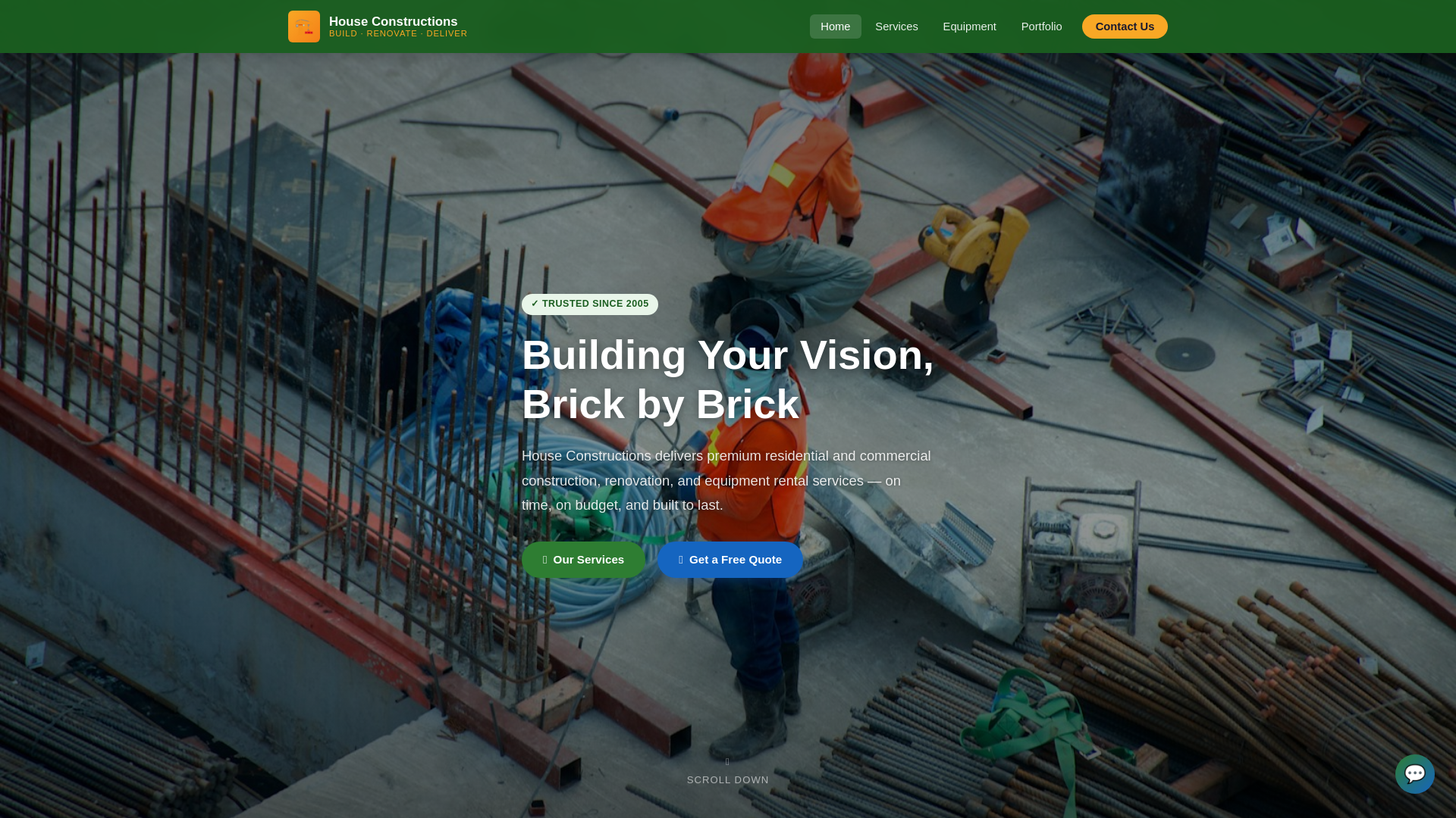website screenshot of https://houseconst2.pages.dev/