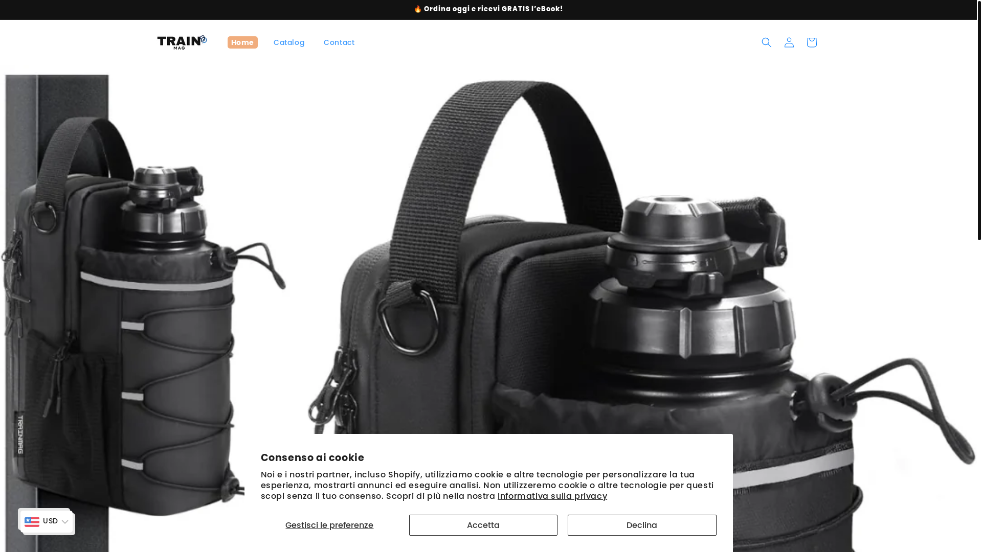 website screenshot of https://thetrainmag.store/