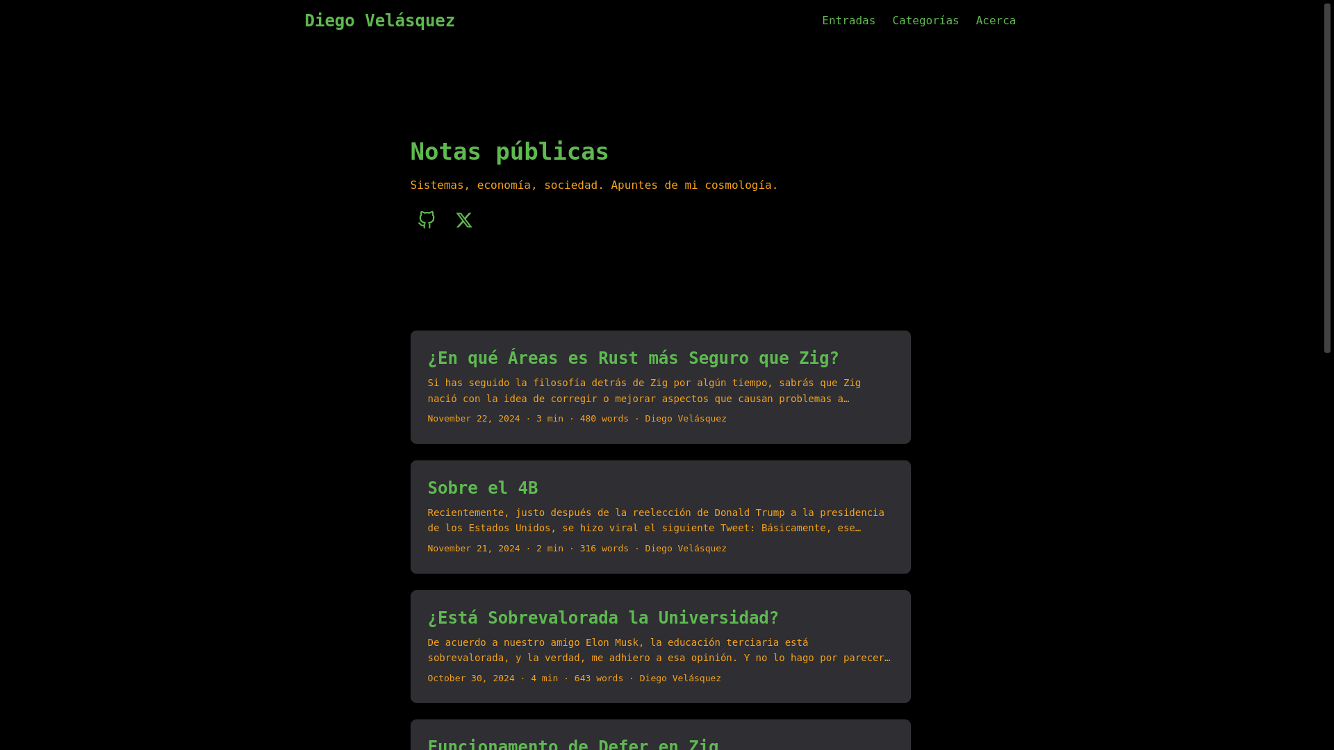 website screenshot of https://diegovel.pages.dev/