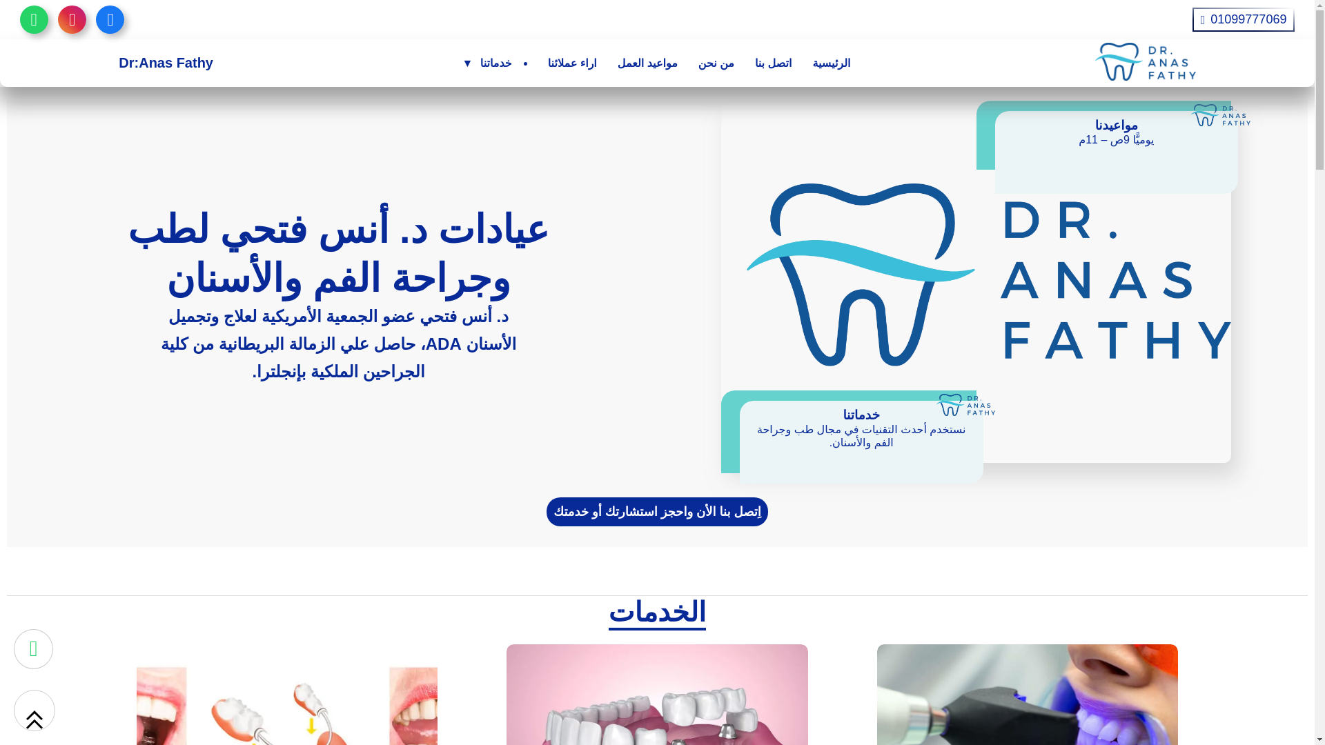 website screenshot of https://dranasfathy.pages.dev/