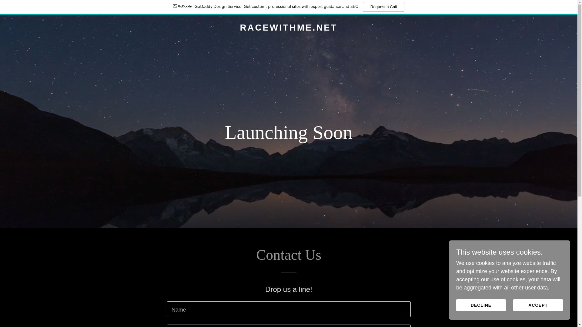 website screenshot of https://racewithme.net/