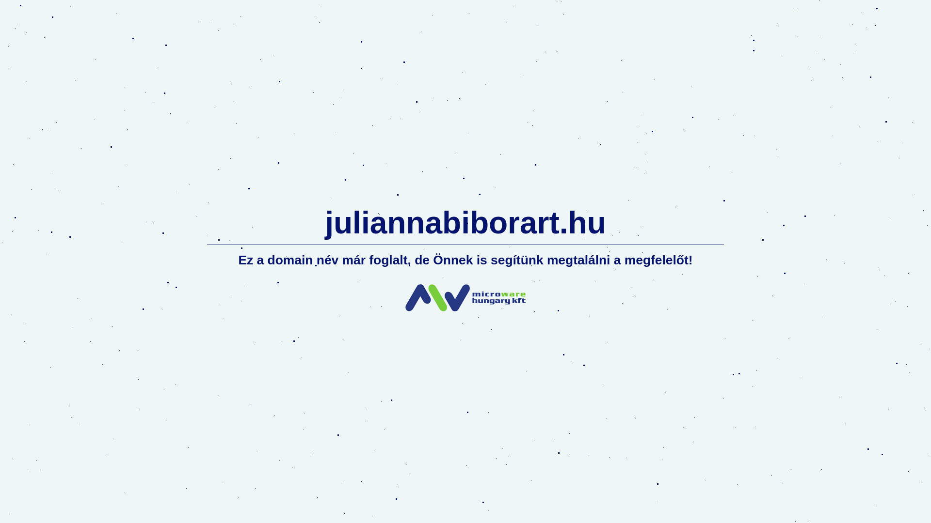 website screenshot of https://juliannabiborart.hu/