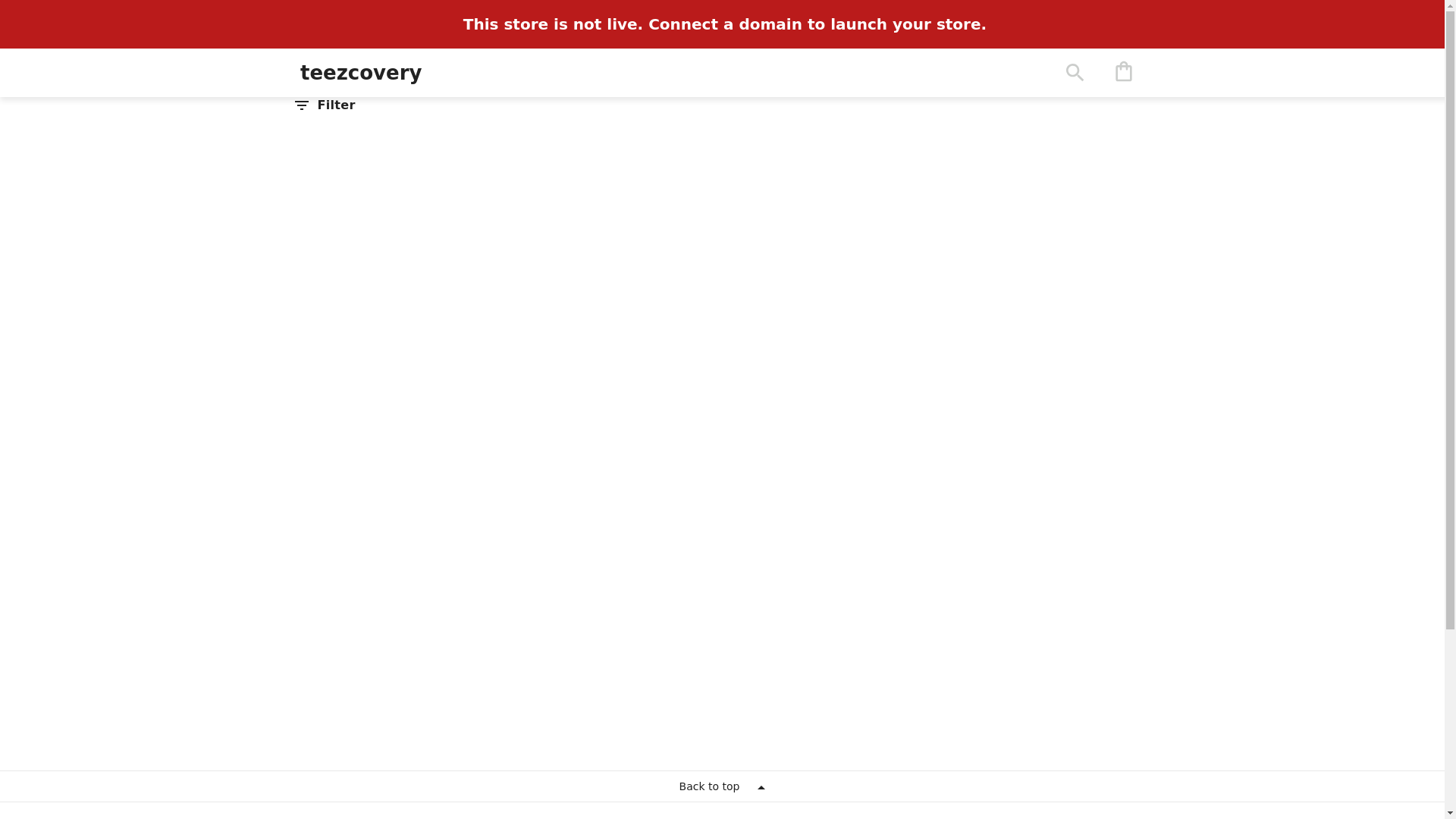 website screenshot of https://teezcovery.com/