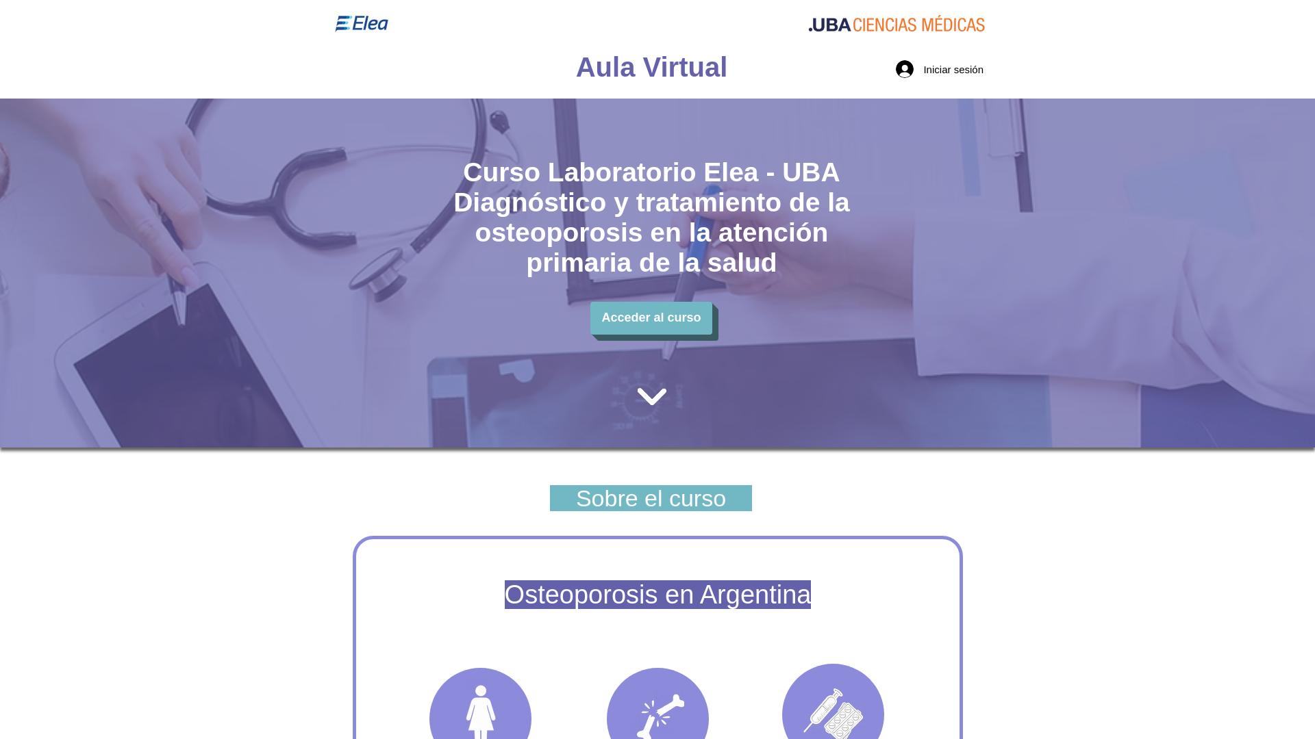 website screenshot of https://cursoeleaosteo.com/