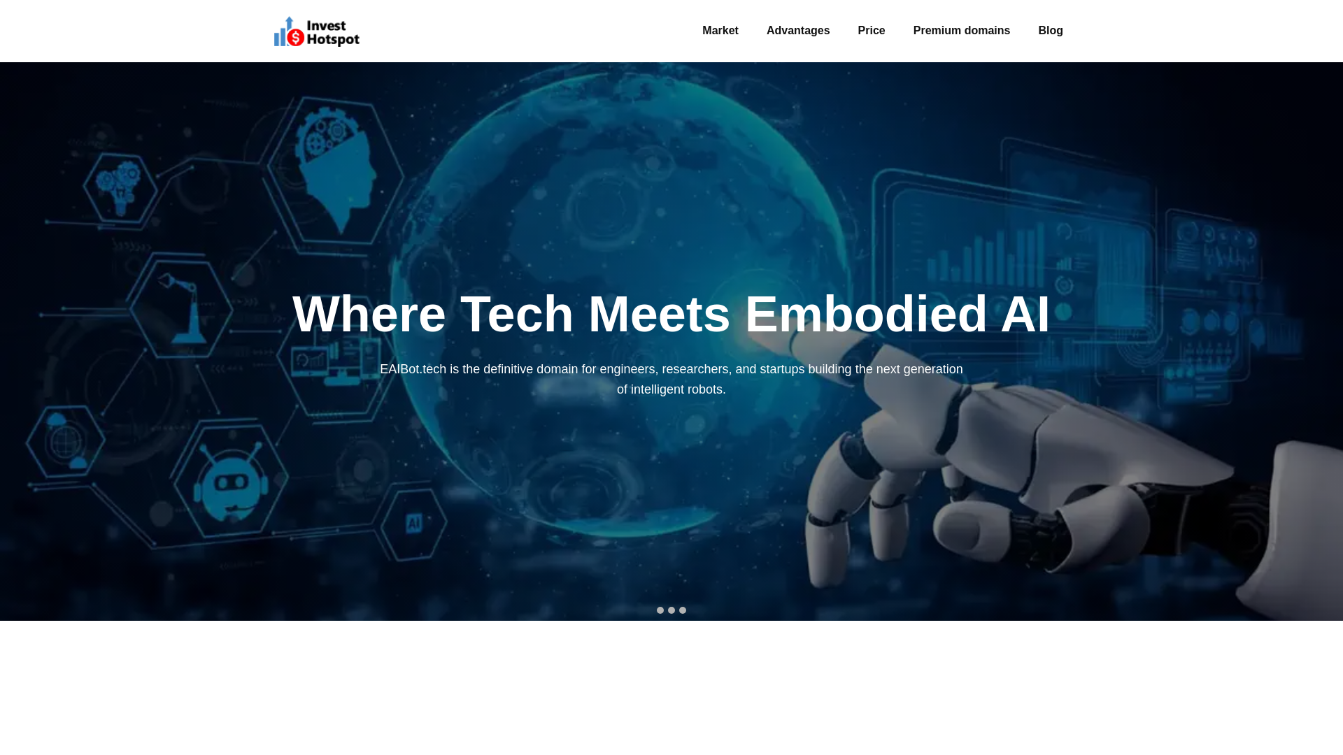 website screenshot of https://eaibot-tech.pages.dev/